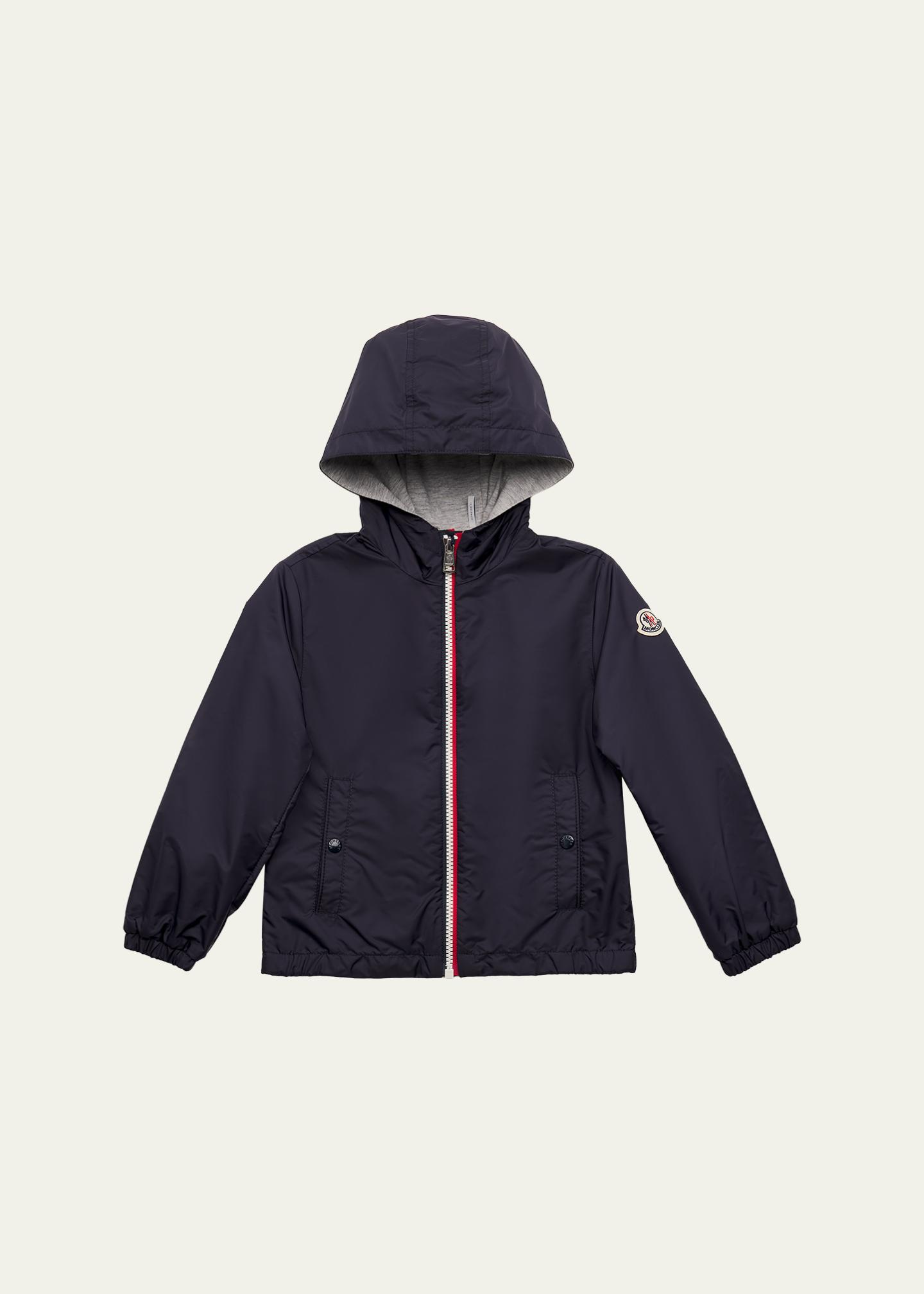 Moncler Boy's New Urville Hooded Rain Jacket, Size 4-6 - Bergdorf