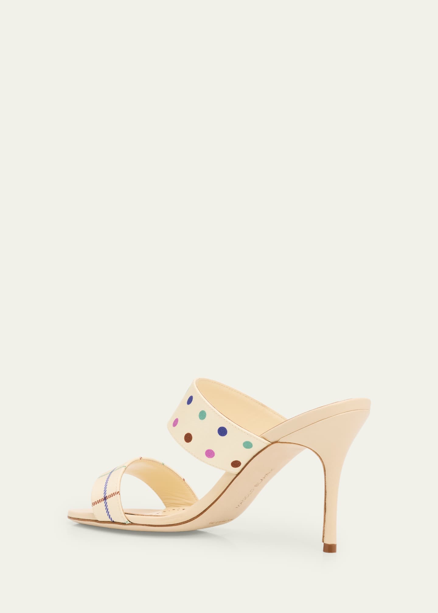 Manolo Blahnik 90mm Ralotapla Silk Twill Sandals - Bergdorf Goodman