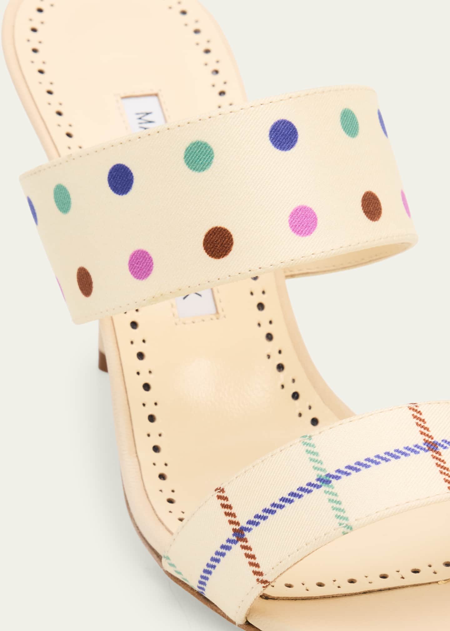 Manolo Blahnik 90mm Ralotapla Silk Twill Sandals - Bergdorf Goodman