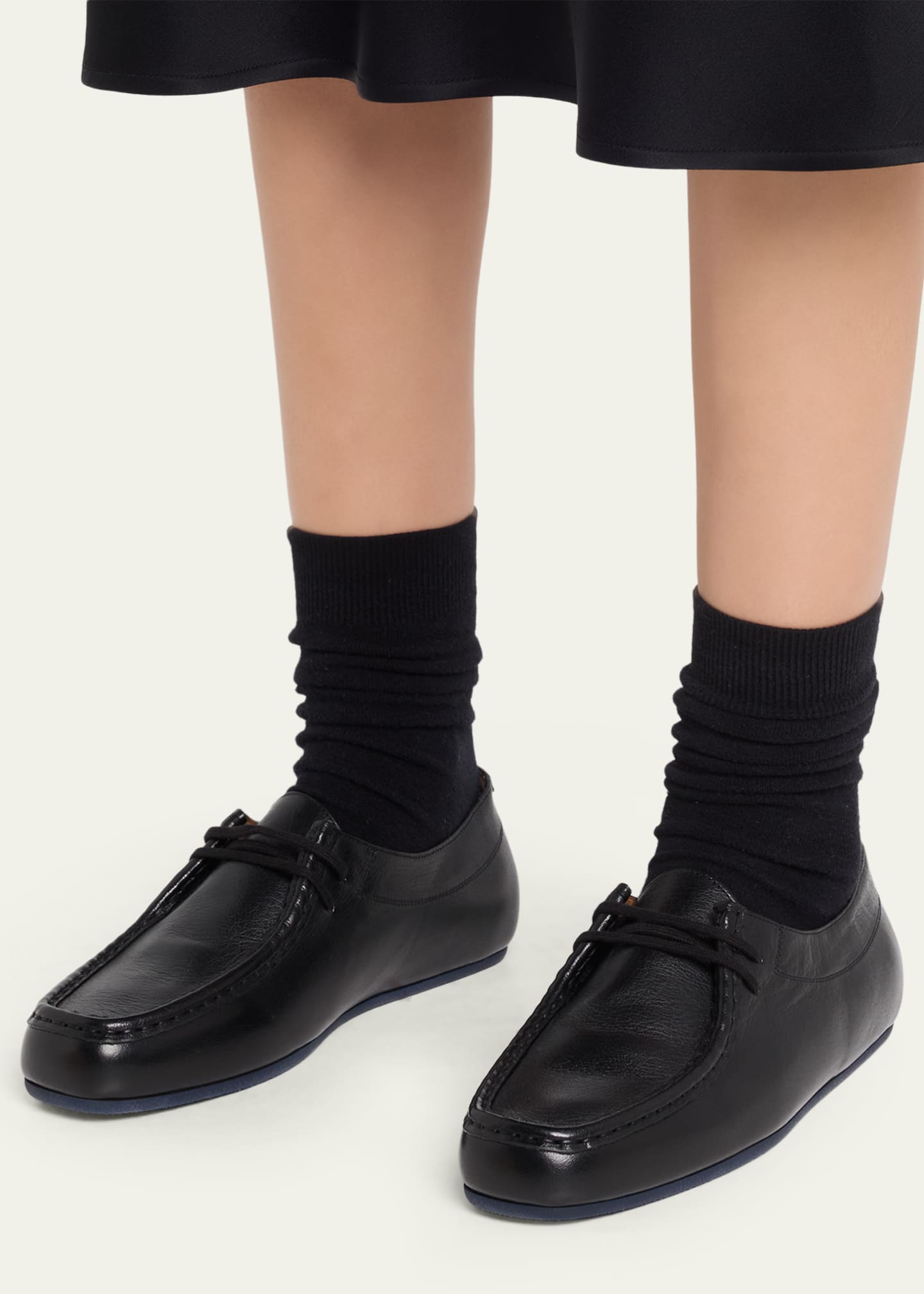 靴 Jil Sander 21aw Derby Jil Sander Leather Lace-Up Derby Shoes - Bergdorf Goodman