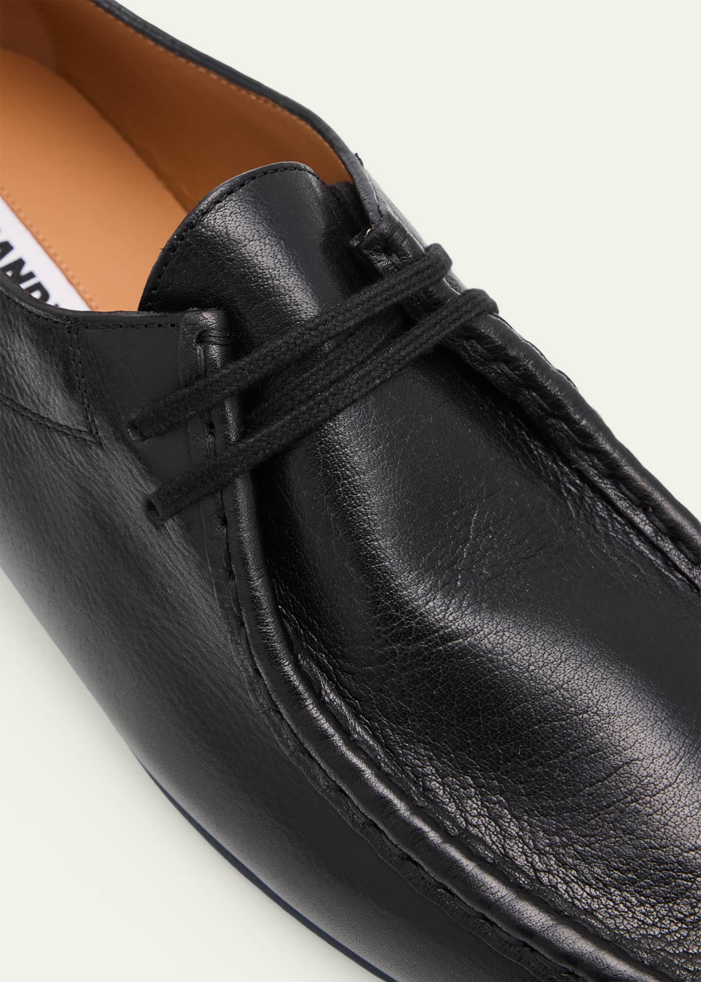 靴 Jil Sander 21aw Derby Jil Sander Leather Lace-Up Derby Shoes - Bergdorf Goodman
