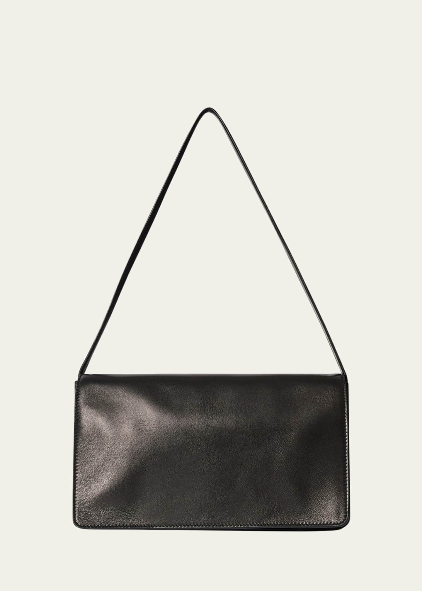 THE ROW Nuance Flap Shoulder Bag in Nappa Leather - Bergdorf Goodman