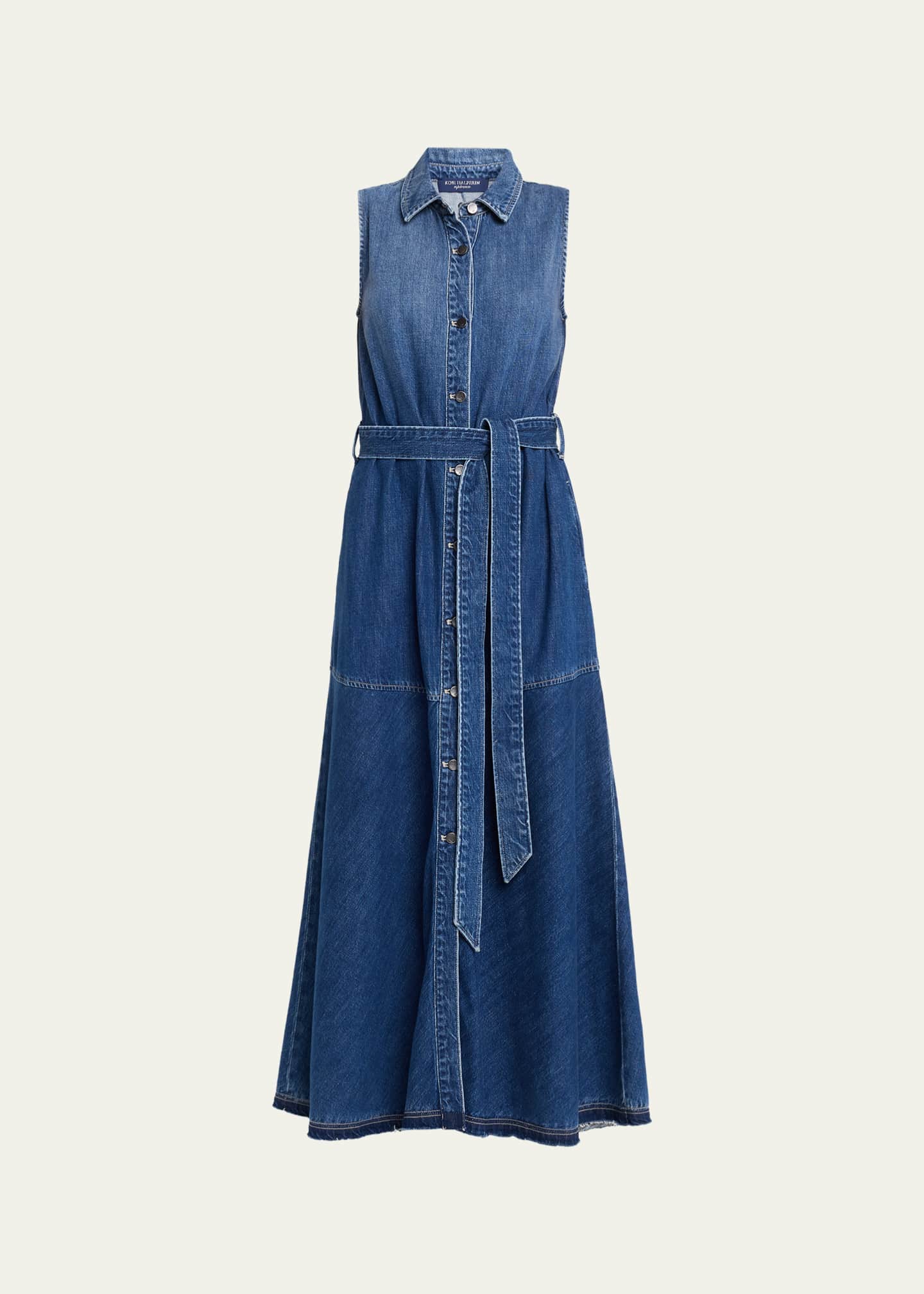 addison denim dress Arabella & Addison Denim Dress Girls 8 Ruffles Long Sleeve Knee Length NEW  NWT