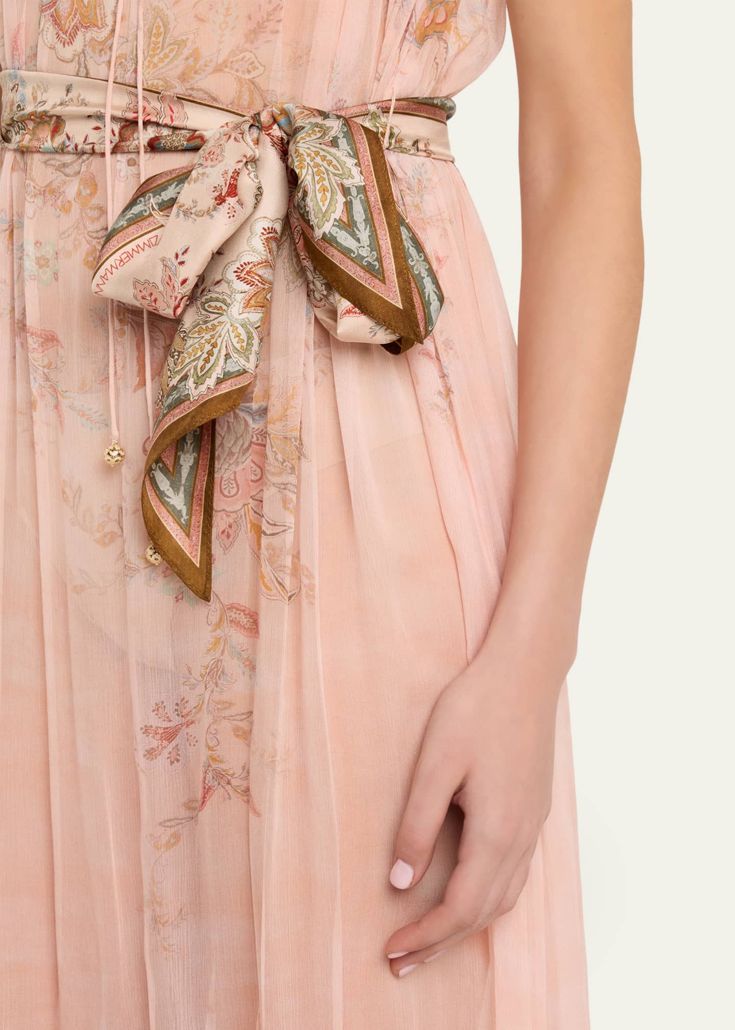 Zimmermann Alchemy Flutter Dress - Pink