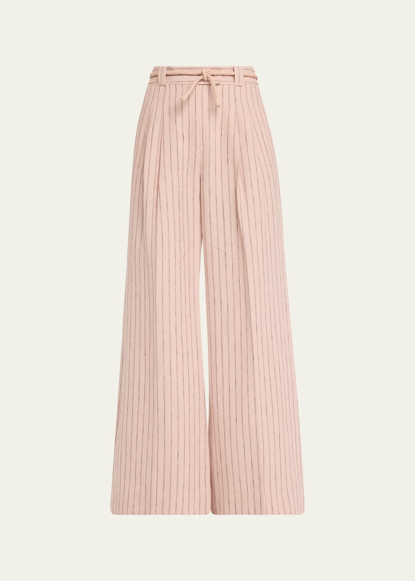 Zimmermann Alchemy Linen Wide-Leg Pants - Bergdorf Goodman