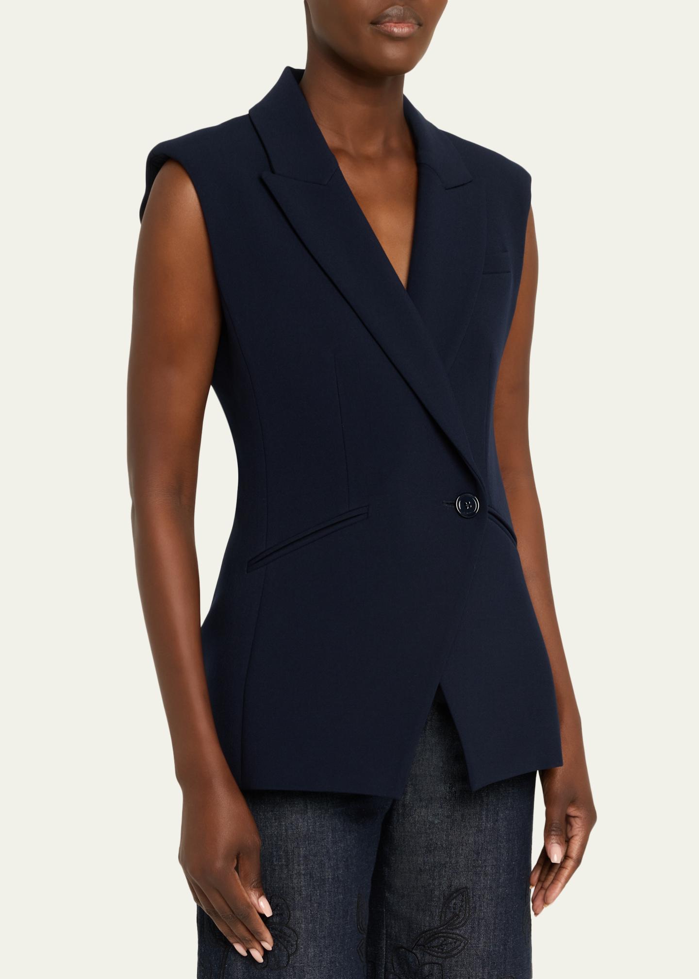 Veronica Beard Ciel Tailored Vest - Bergdorf Goodman