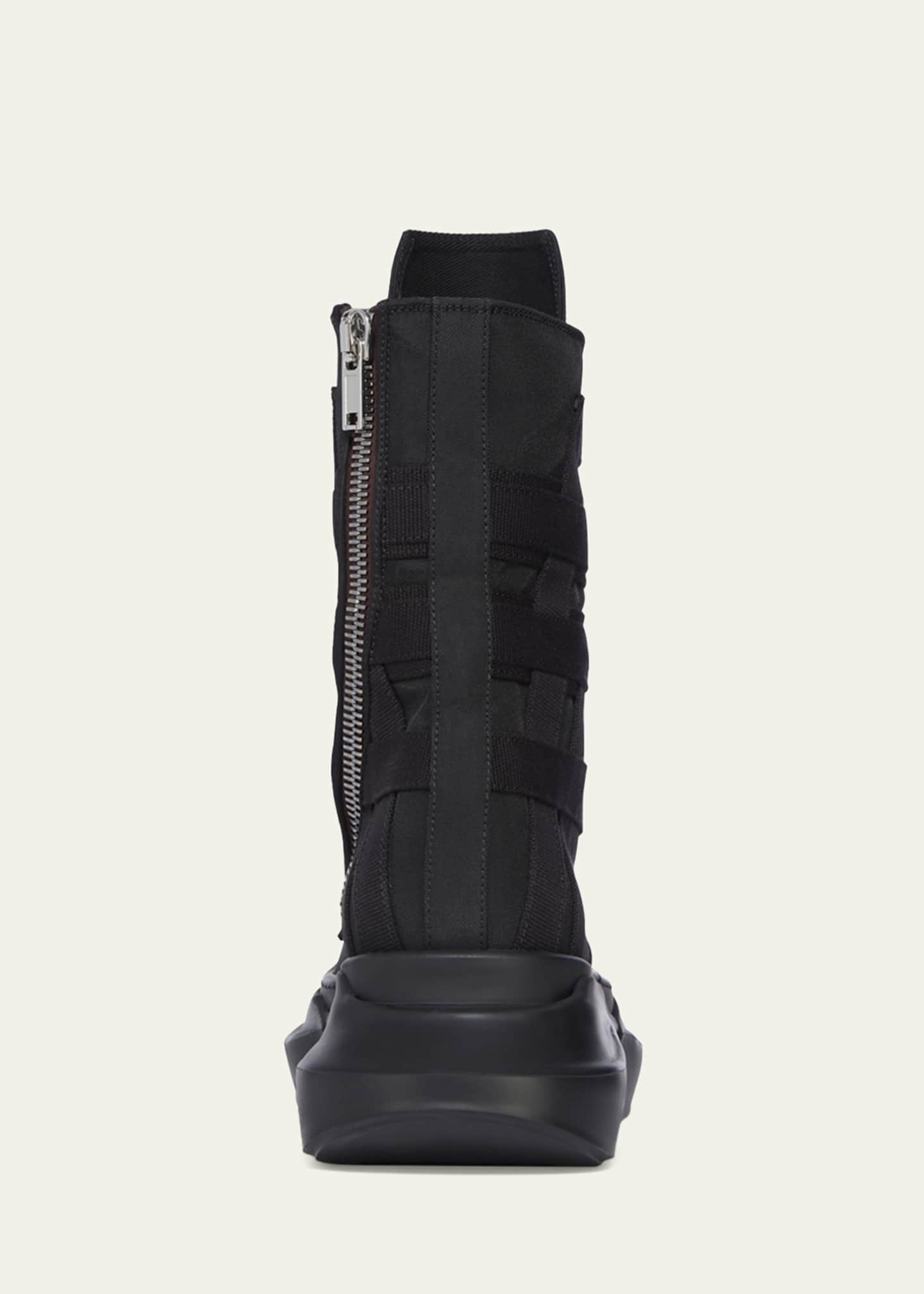 Rick Owens Men's Low Army Abstract Combat Boots - Bergdorf Goodman