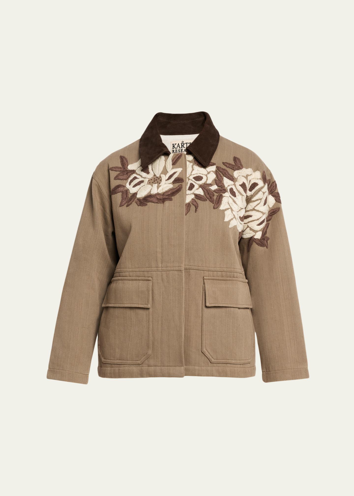 KARTIK RESEACH/刺繍ジャケット L Kartik Research Jodhpur Embroiderd Jacket - Bergdorf Goodman
