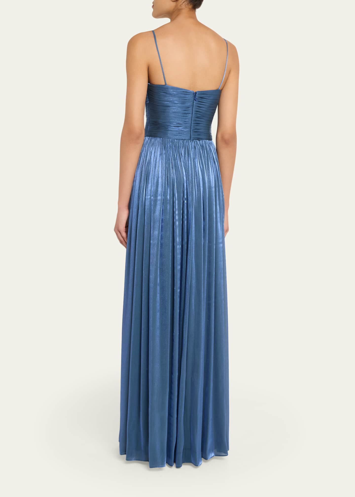 costarellos evening dresses Costarellos - Colette Lurex Georgette Halterneck Gown