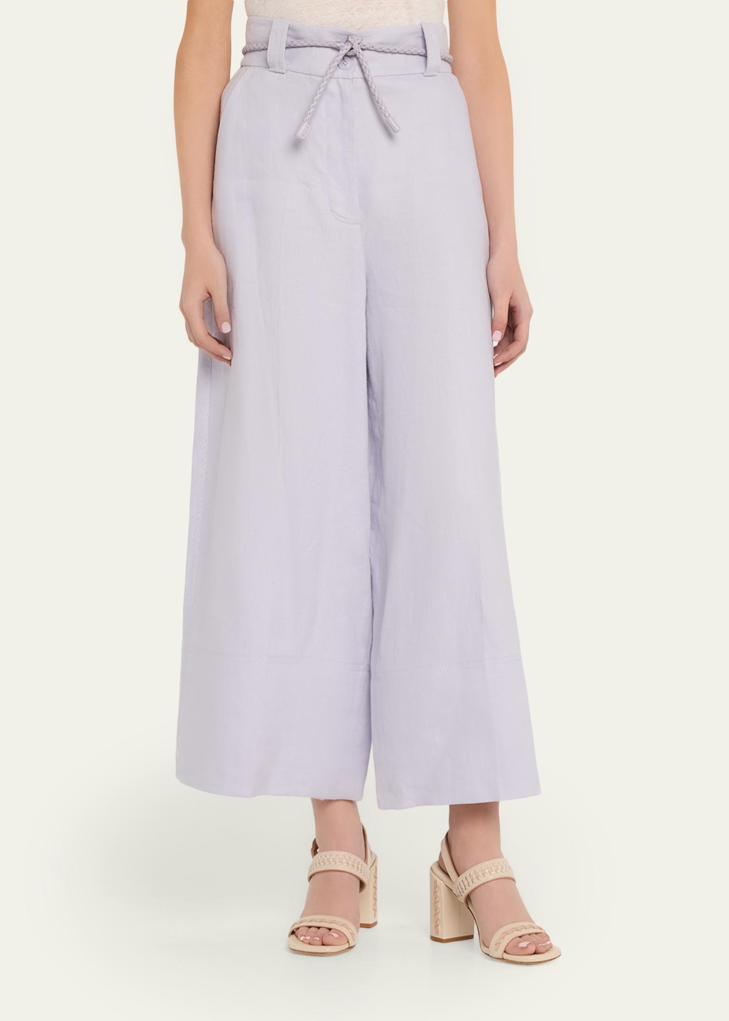 Zimmermann Luna Linen Culotte Pants - Bergdorf Goodman