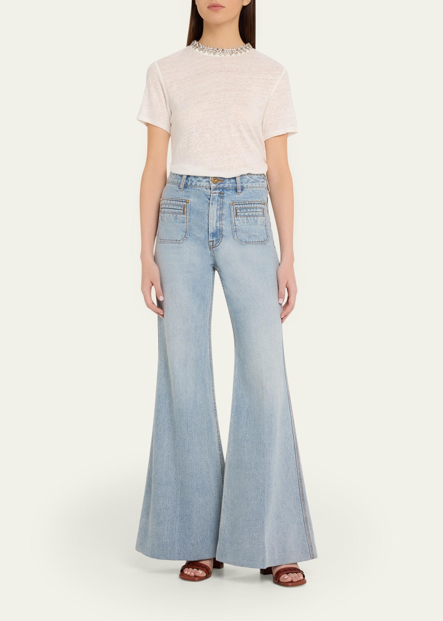 Zimmermann Embellished Short-Sleeve Tee - Bergdorf Goodman