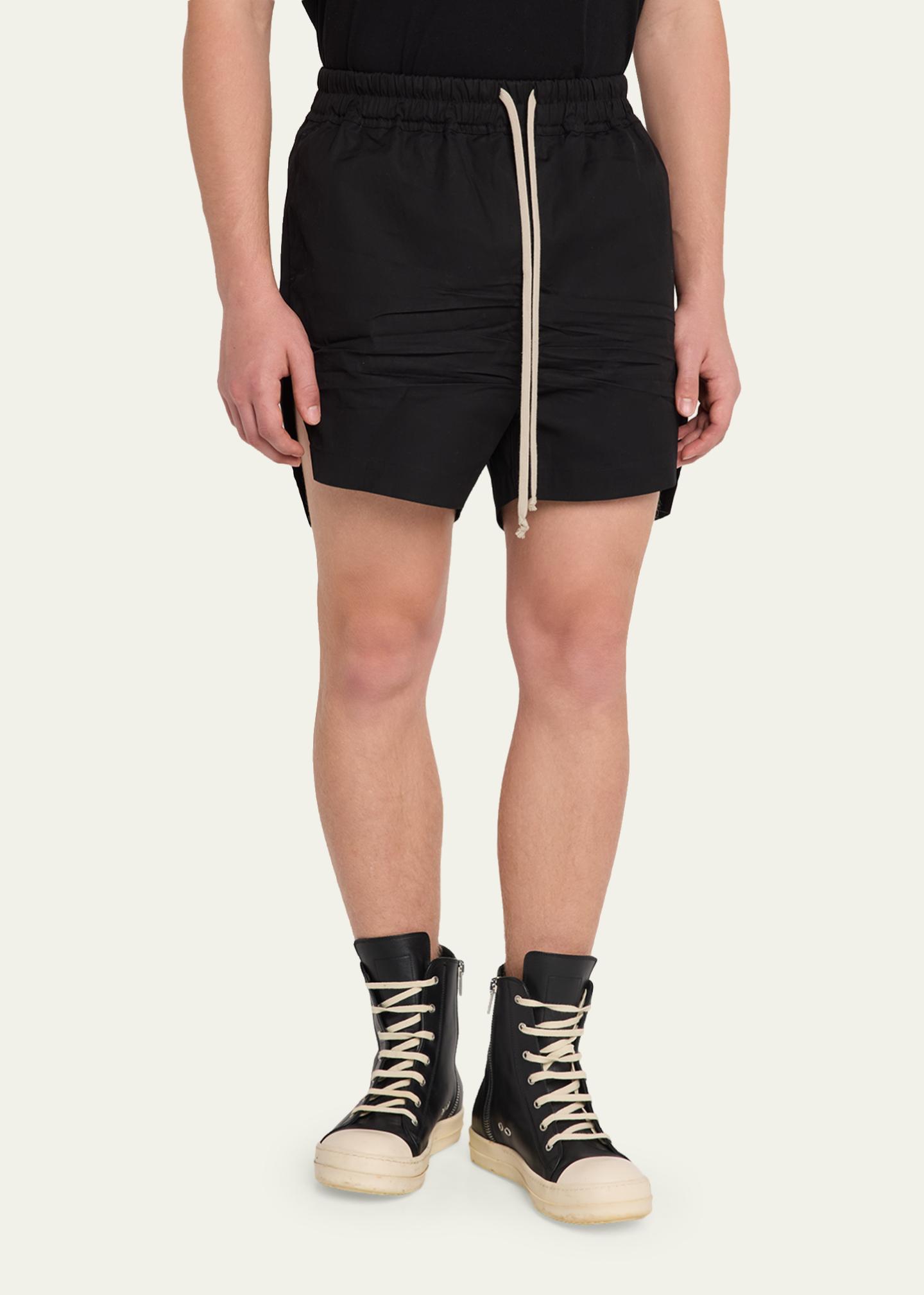早い者勝ち　格安‼️新品試着のみ　Rric Owens DRAWSTRING Rick Owens Men's Cotton Maxi-Drawstring Shorts - Bergdorf Goodman