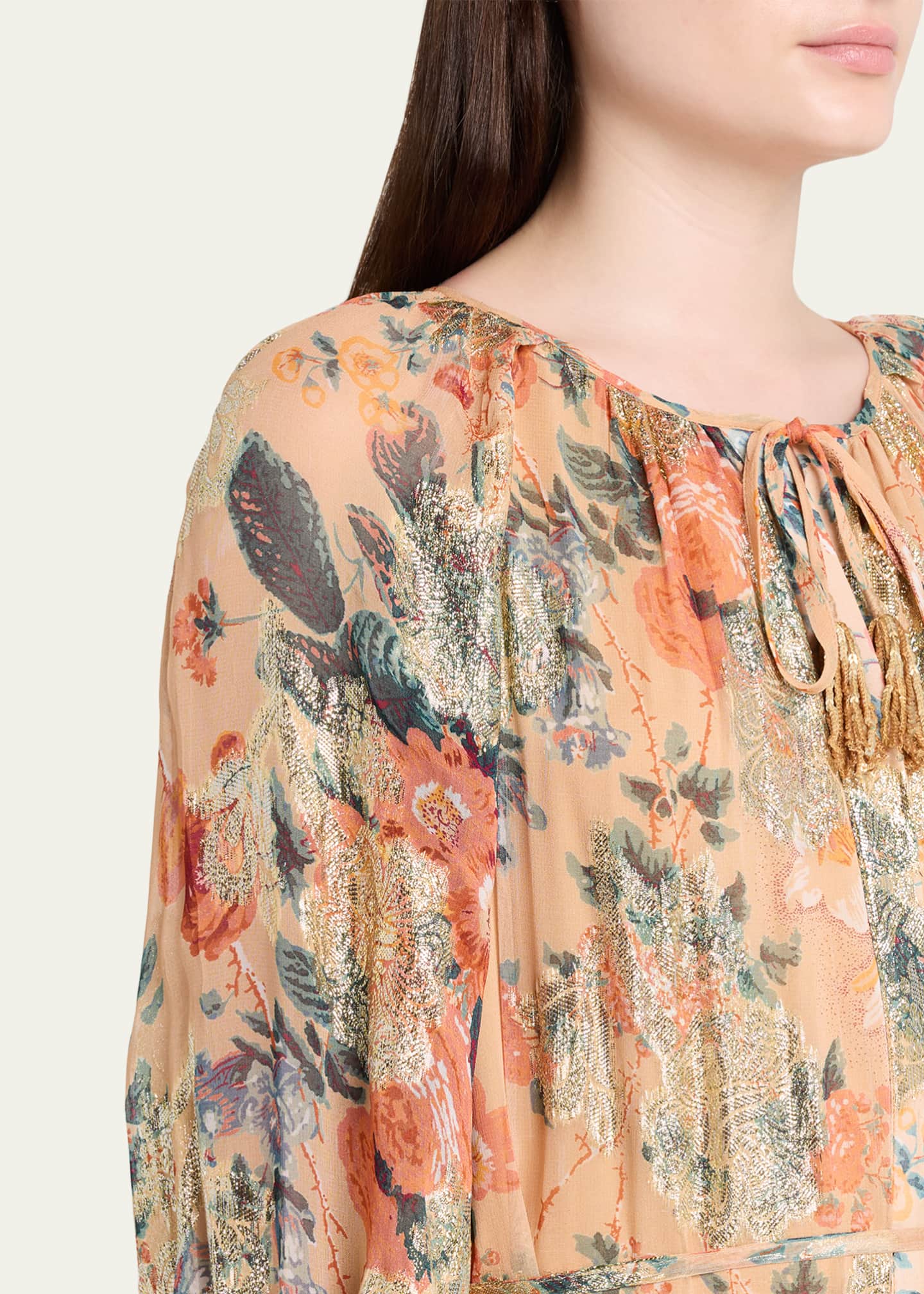 dress cherry print Fruit Button-Down Dress