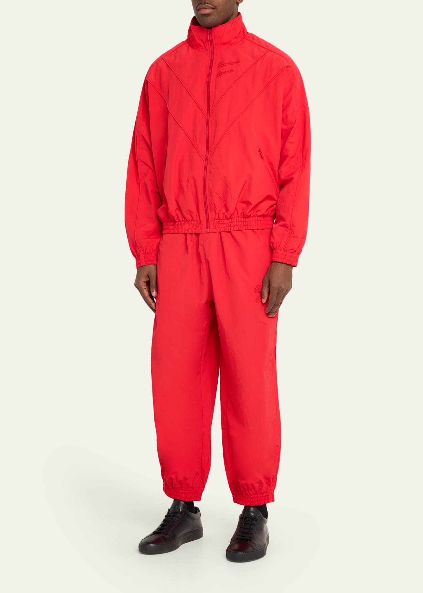 Willy Chavarria Men's Bad Boy Nylon Track Pants - Bergdorf Goodman