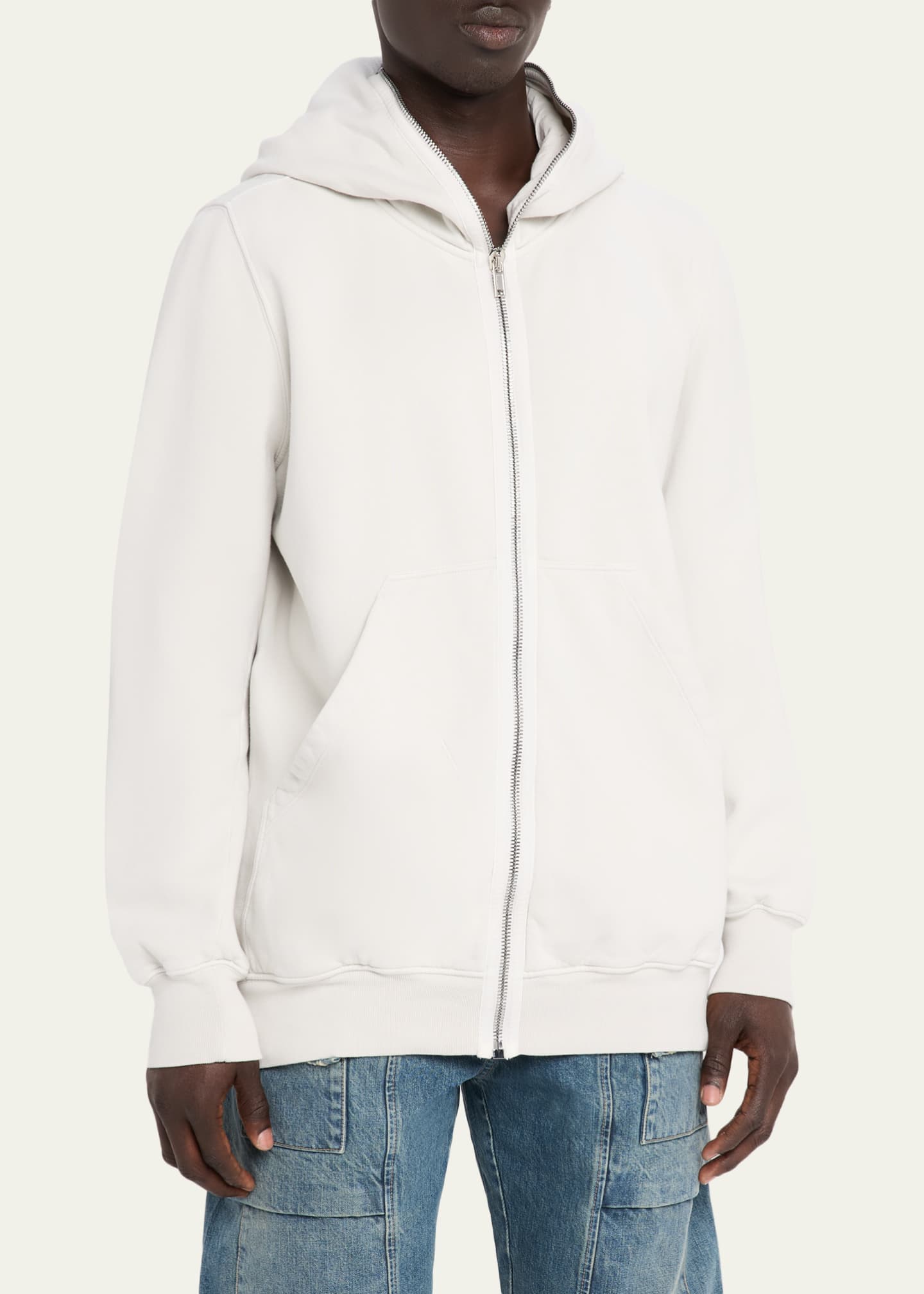 DRKSHDW RICK OWENS Cotton Full-Zip Hoodie - Bergdorf Goodman