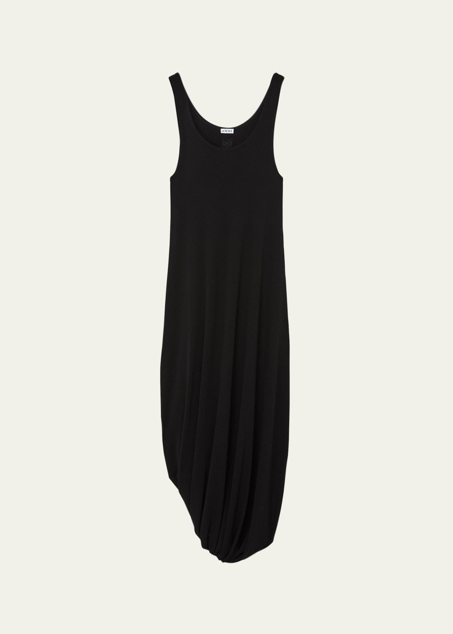 Loewe Asymmetric Draped Midi Tank Dress - Bergdorf Goodman