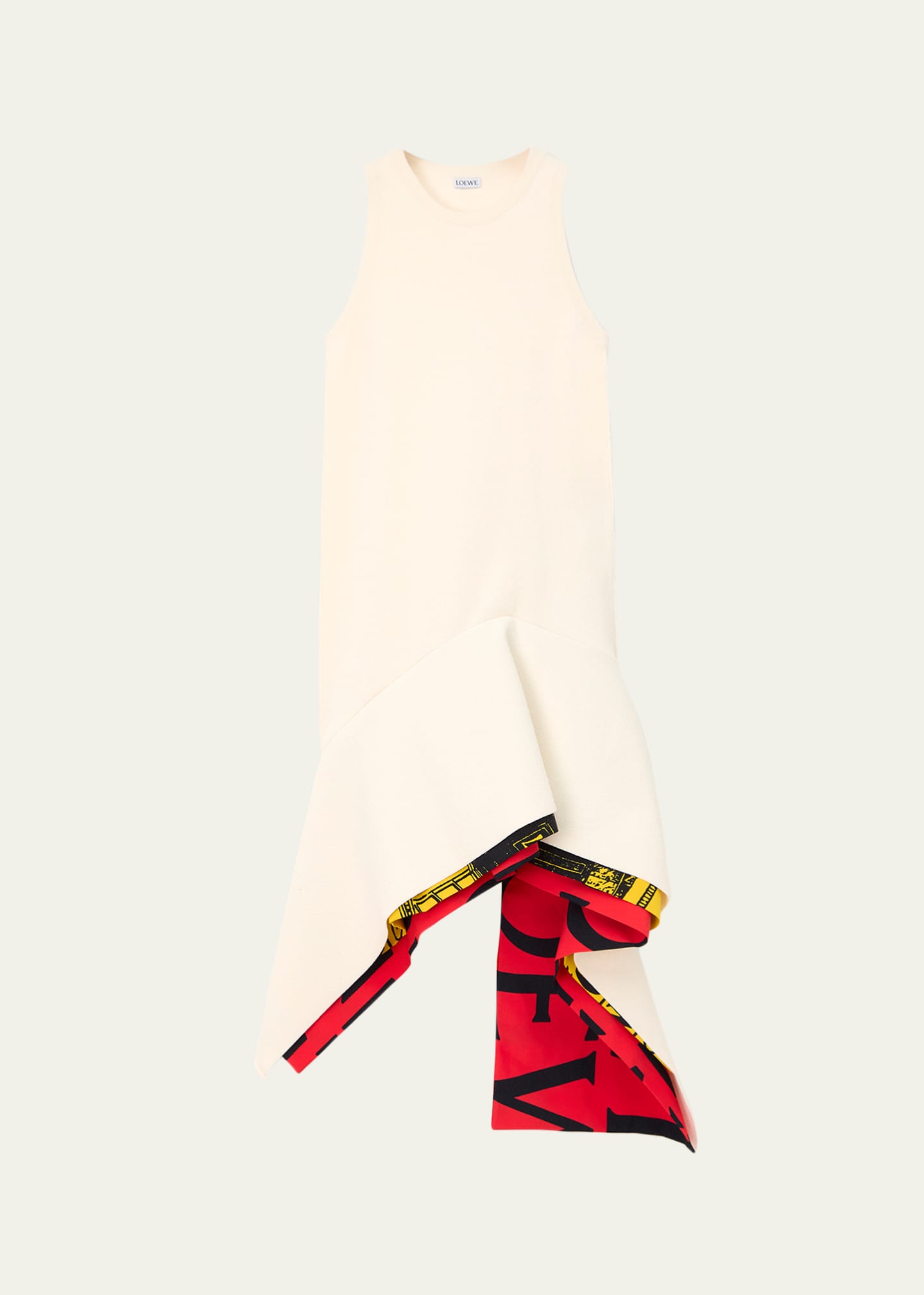 loewe short dress Loewe Pleated Mini Dress