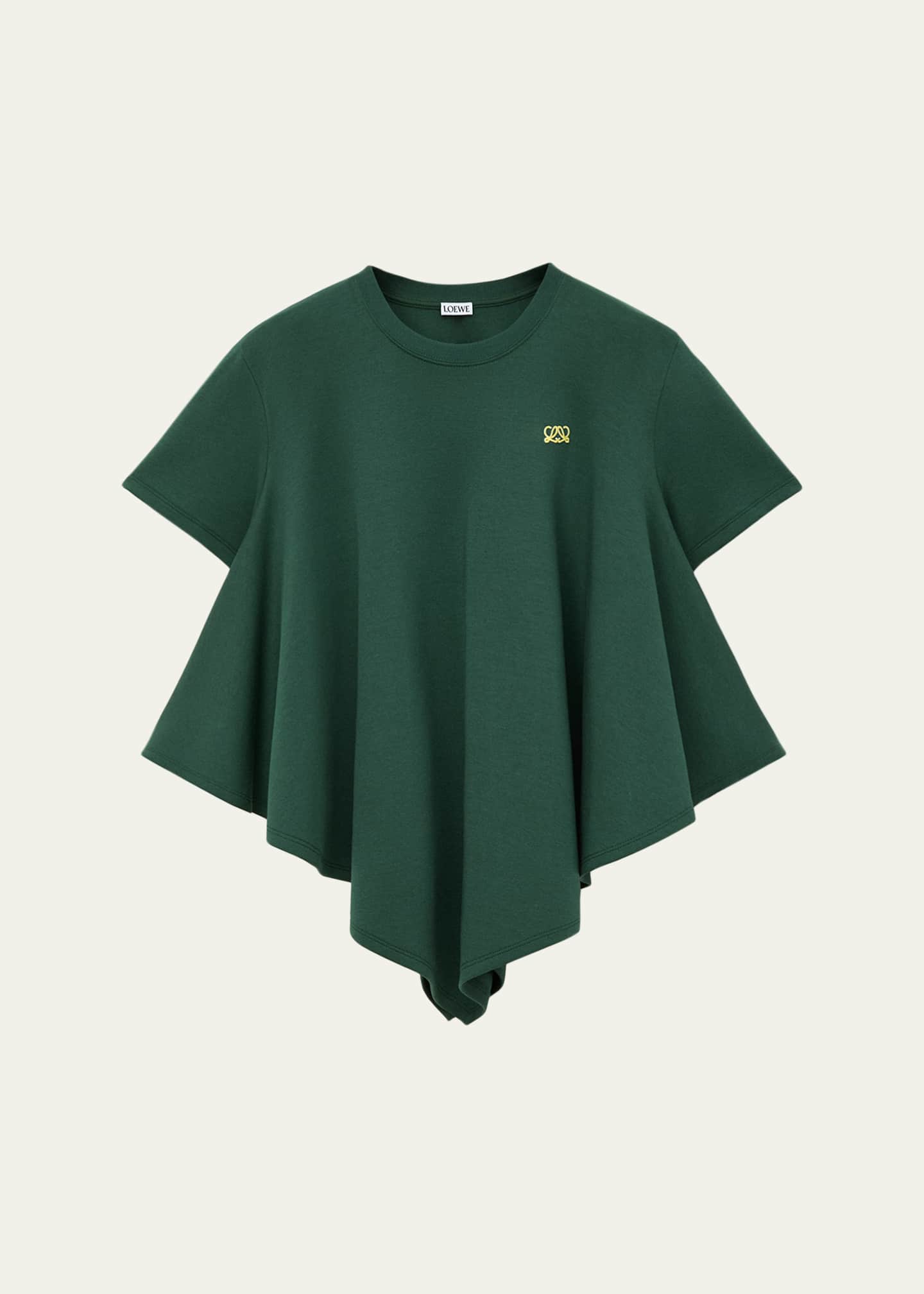 Loewe Short-Sleeve Cape T-Shirt - Bergdorf Goodman