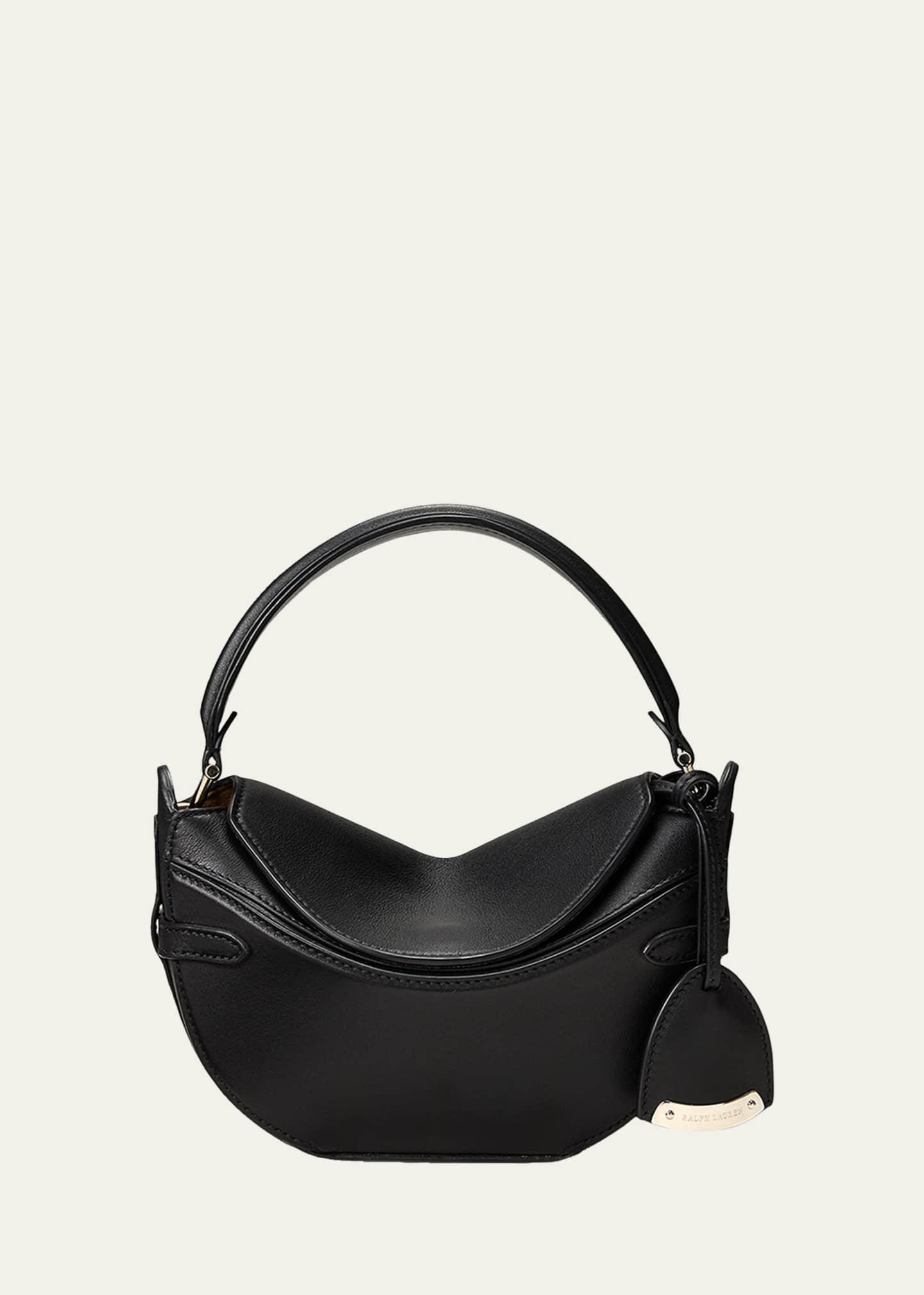 Ralph Lauren ミニボストン Ralph Lauren Collection The Ralph Mini Leather Top-Handle Bag