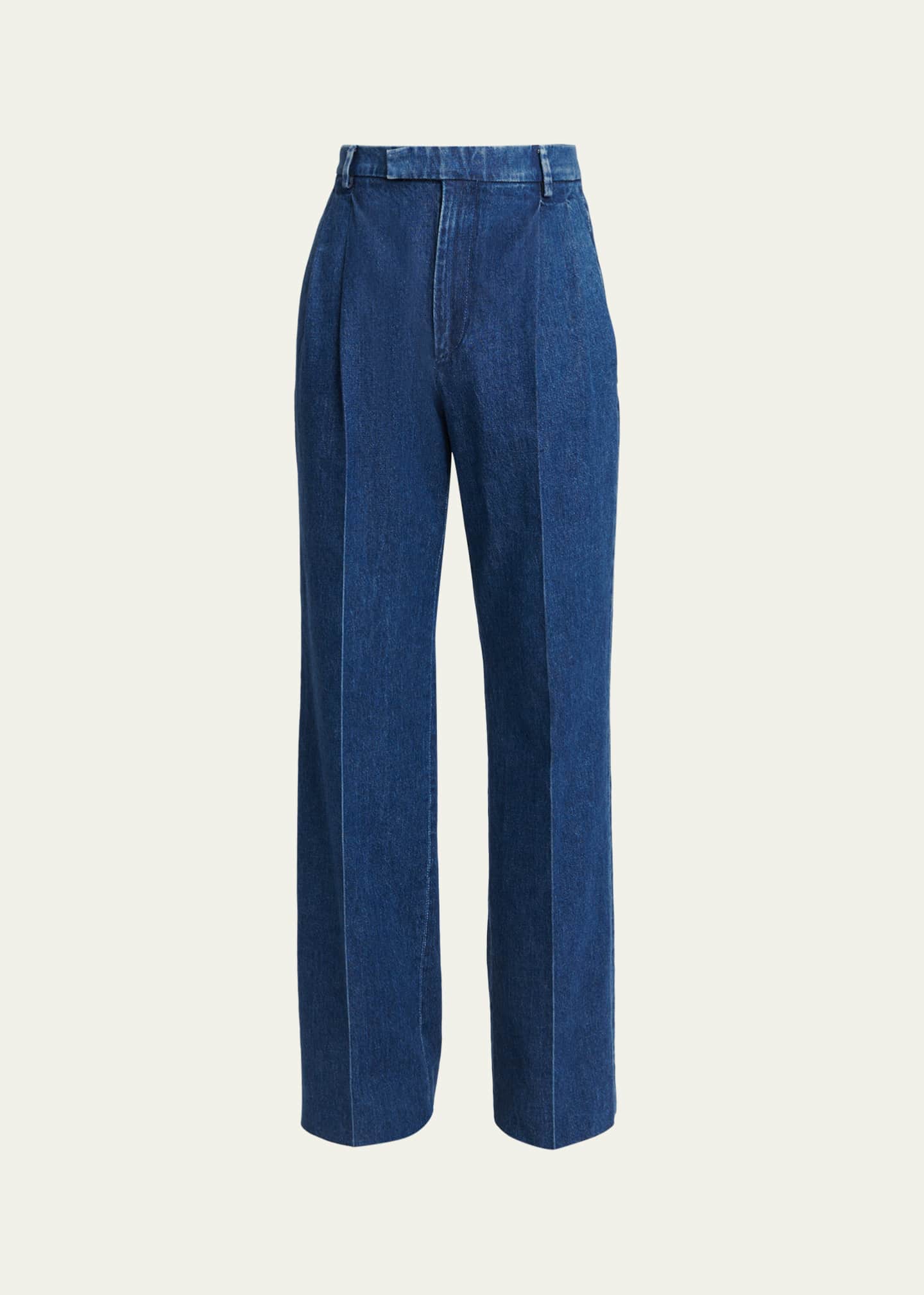 valentino jeans デニムカバーオール Mサイズ Valentino Garavani Men's Tailored Wide-Leg Denim Jeans - Bergdorf