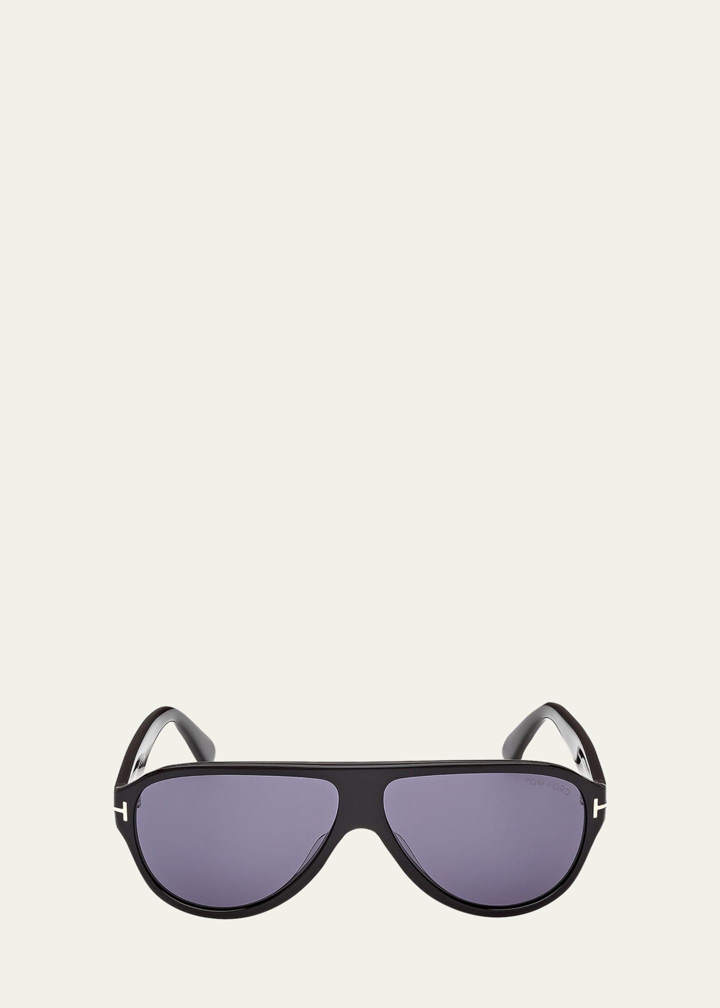 TOM FORD Men's Samuele 02 61mm Acetate Aviator Sunglasses
