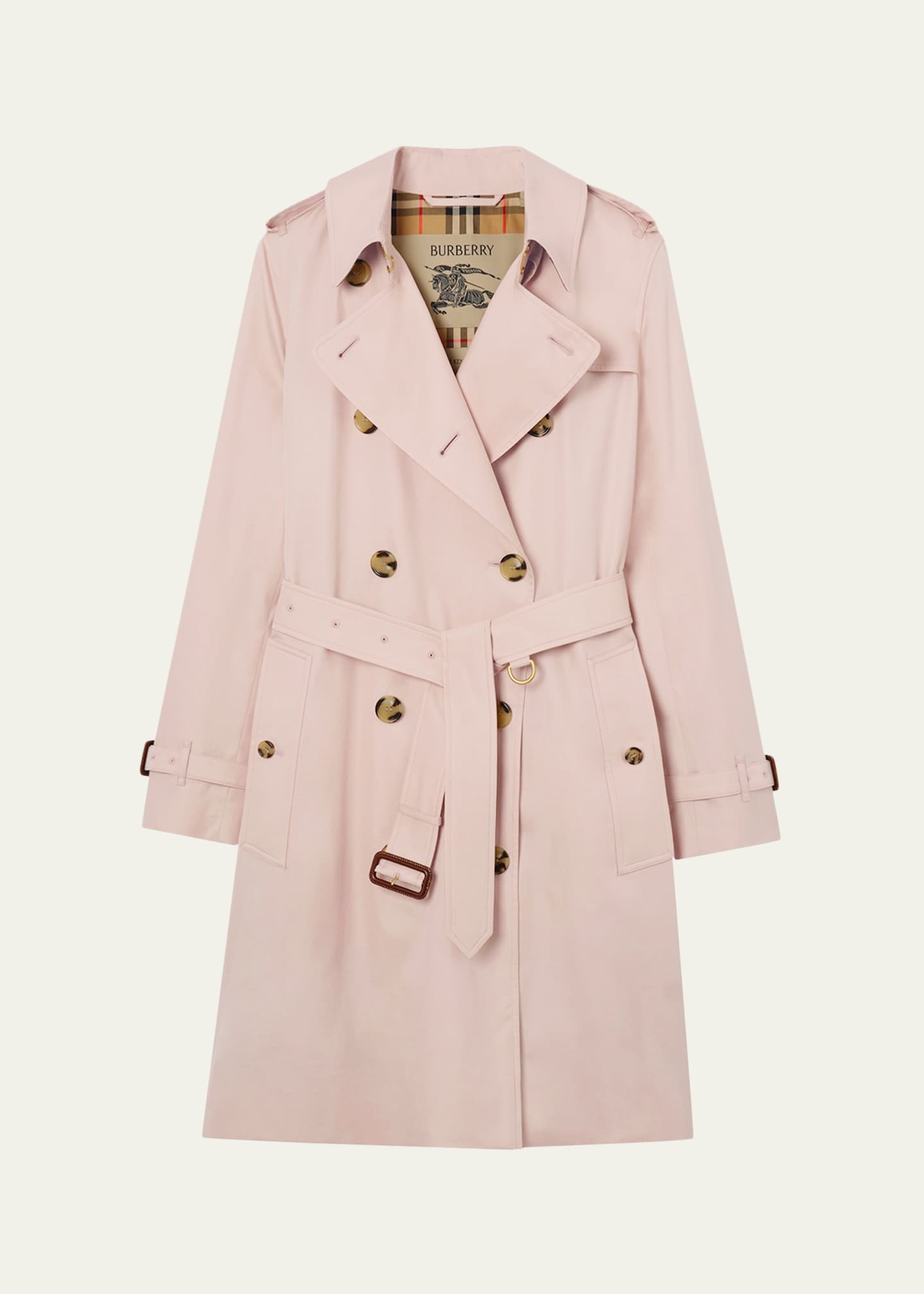 Burberry Kensington Belted Double-Breasted Trench Coat - Bergdorf