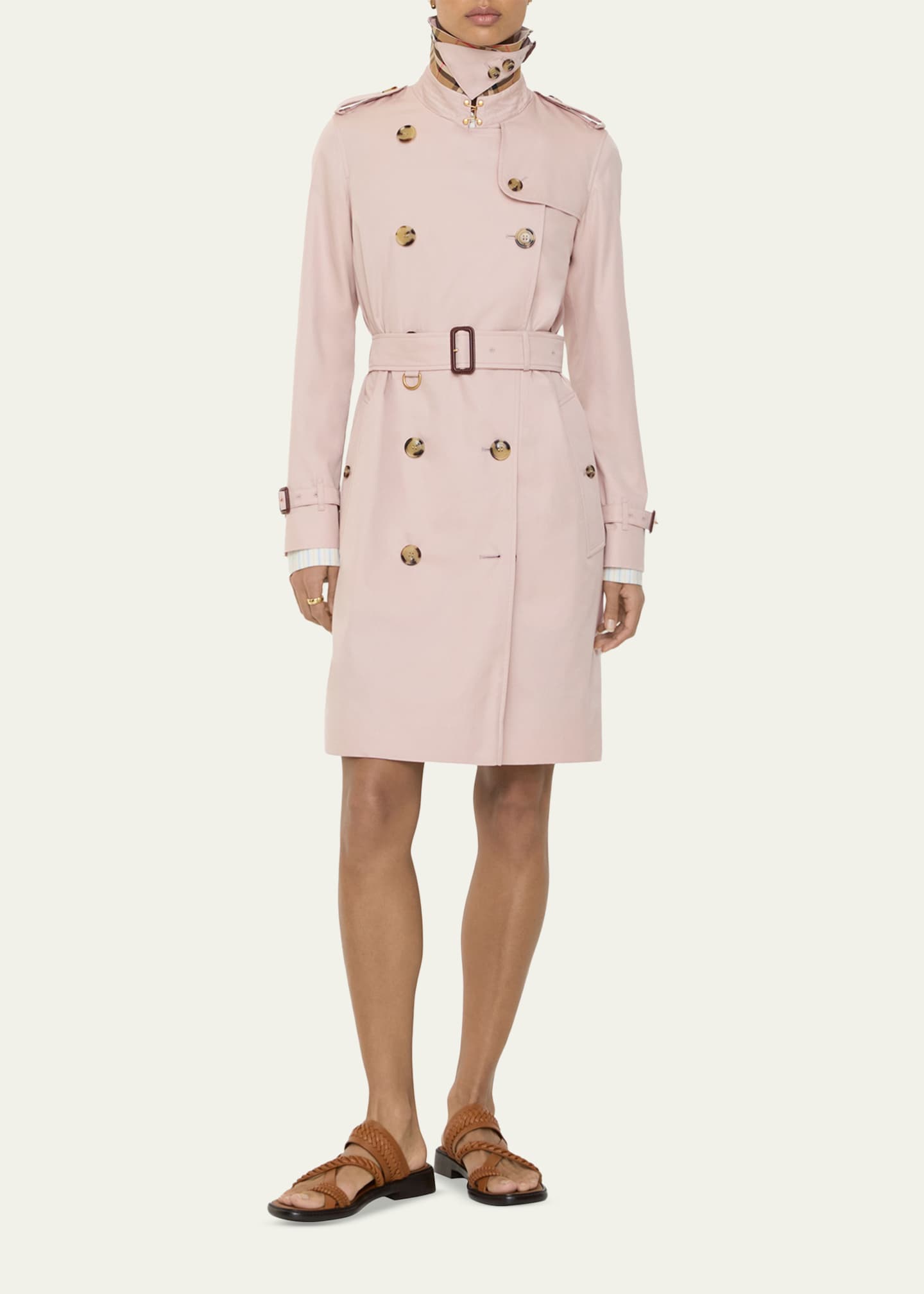 Burberry Kensington Belted Double-Breasted Trench Coat - Bergdorf