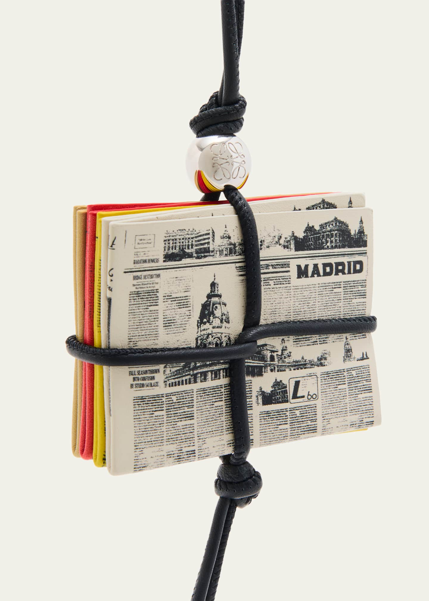 Loewe Newspaper Bag Charm - Bergdorf Goodman