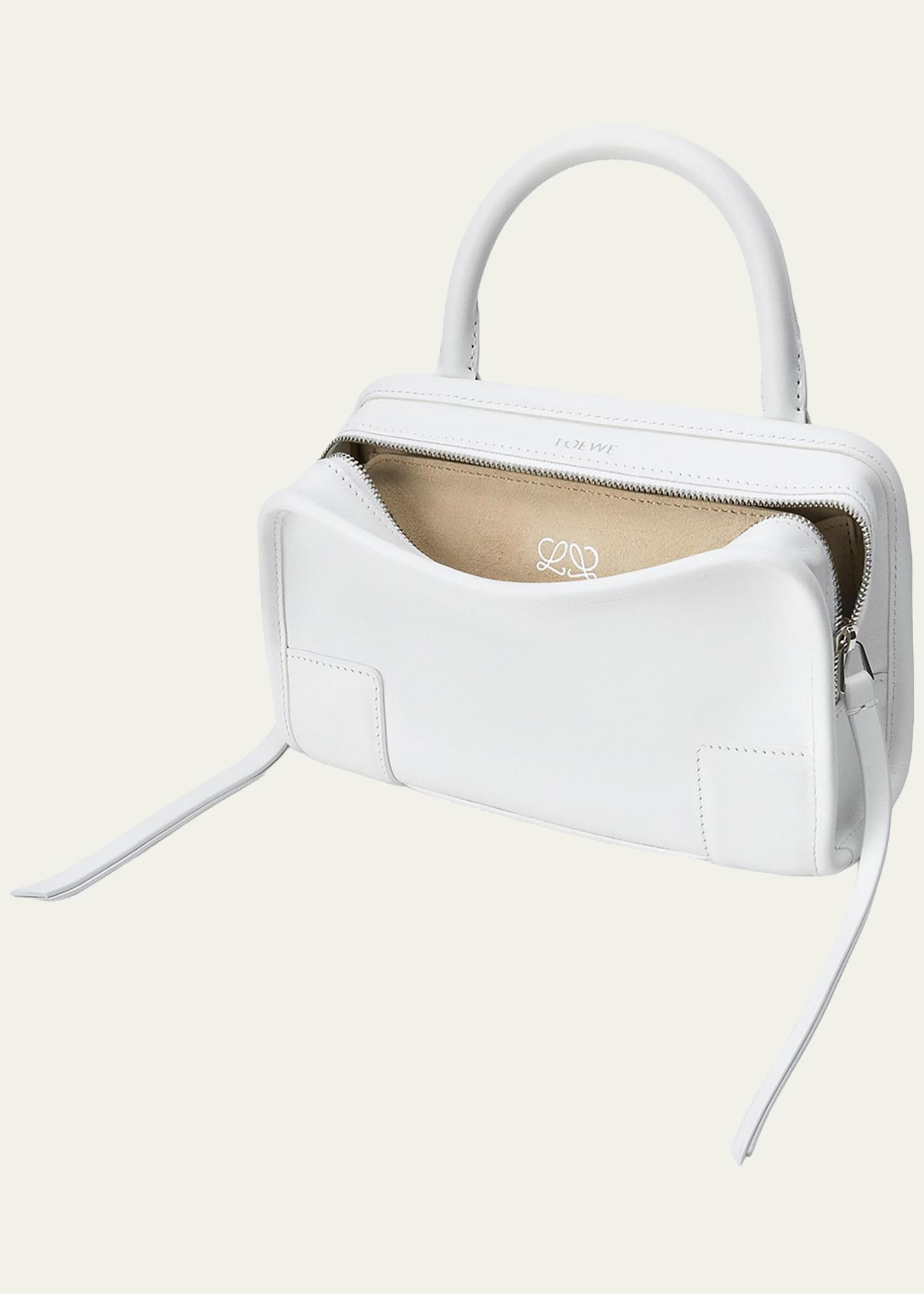 LOEWE ナッパアイレ　バッグ　ホワイト LOEWE Amazona 180 Mini Leather Top-Handle Bag - Bergdorf Goodman