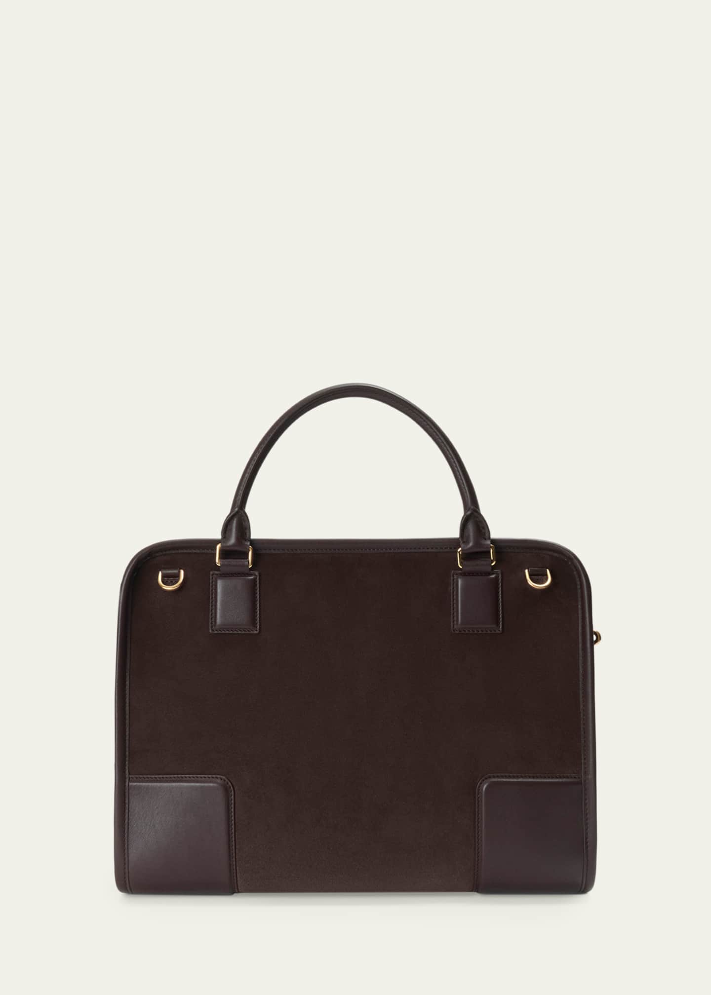 Loewe Amazona 180 Large Top-Handle Bag in Suede - Bergdorf Goodman