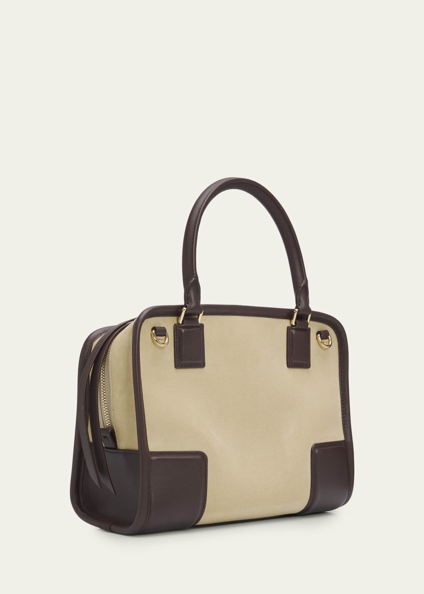 Loewe Amazona 180 Top-Handle Bag in Suede & Leather - Bergdorf Goodman