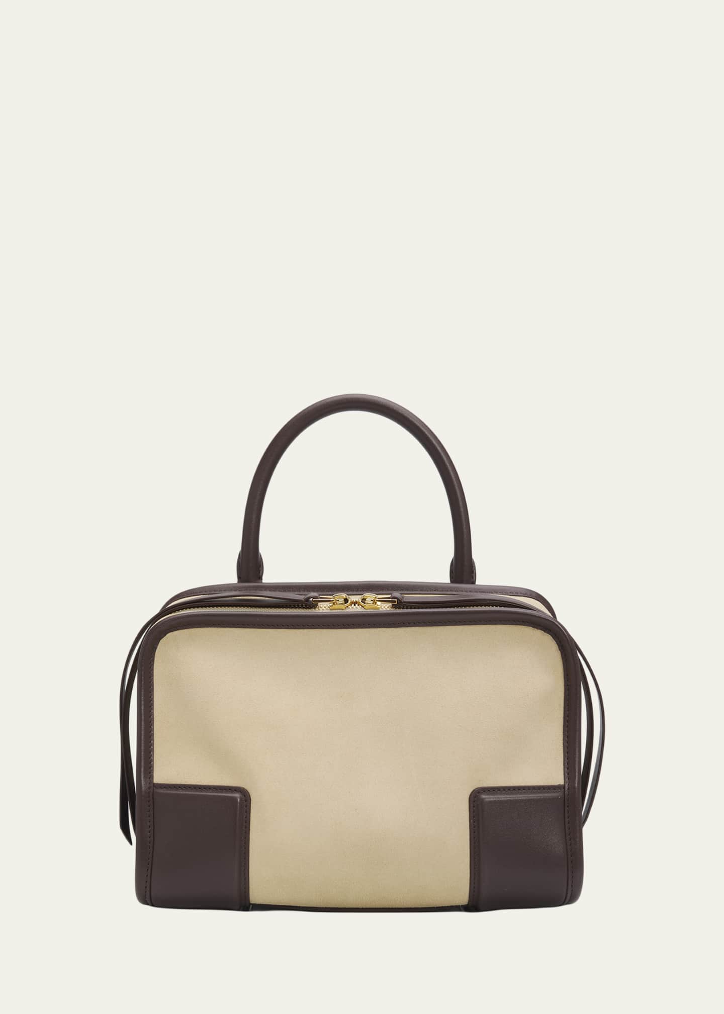 Loewe Amazona 180 Top-Handle Bag in Suede & Leather - Bergdorf Goodman