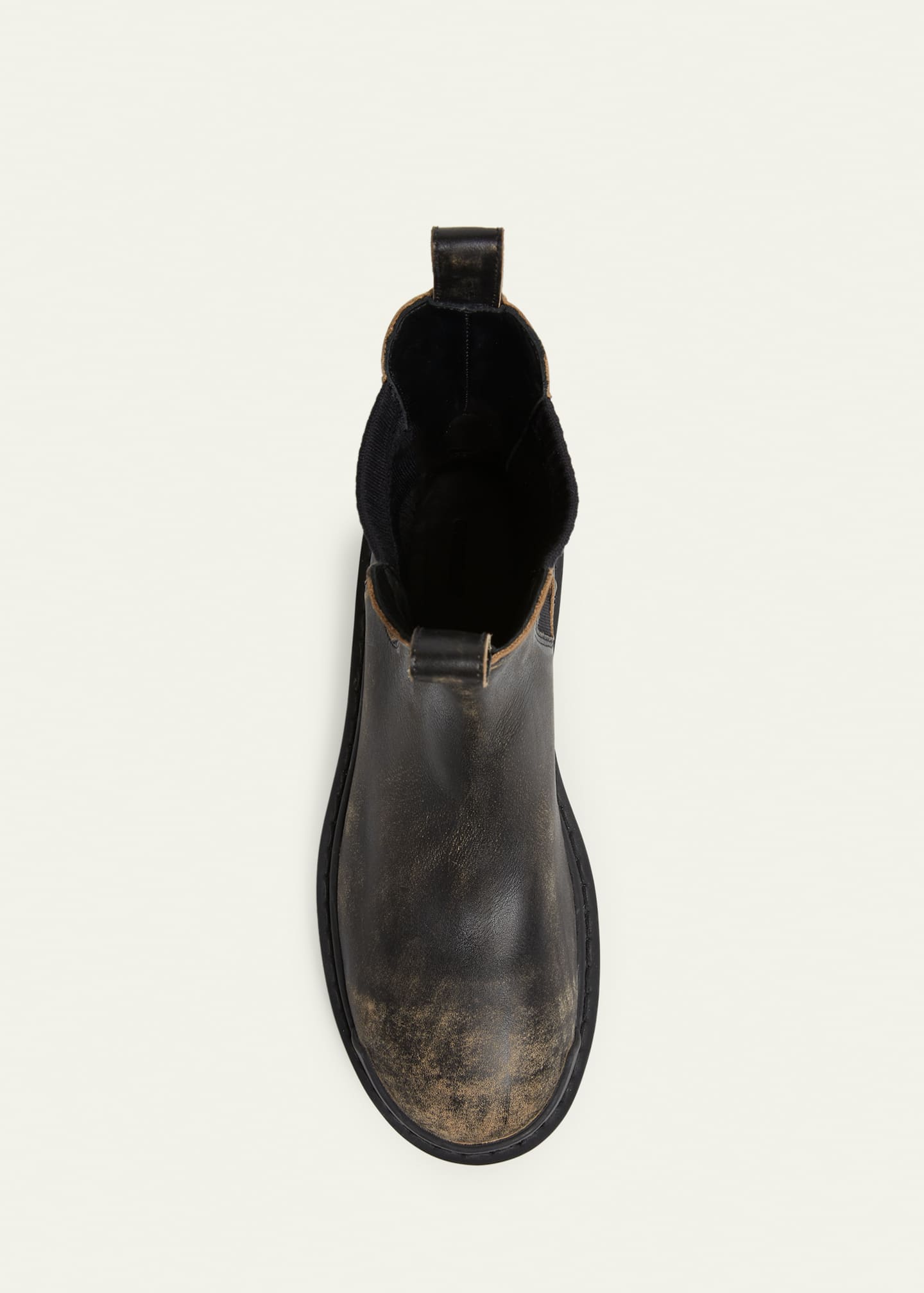 Balenciaga Men's Strike Worn-Out Leather Chelsea Boots - Bergdorf