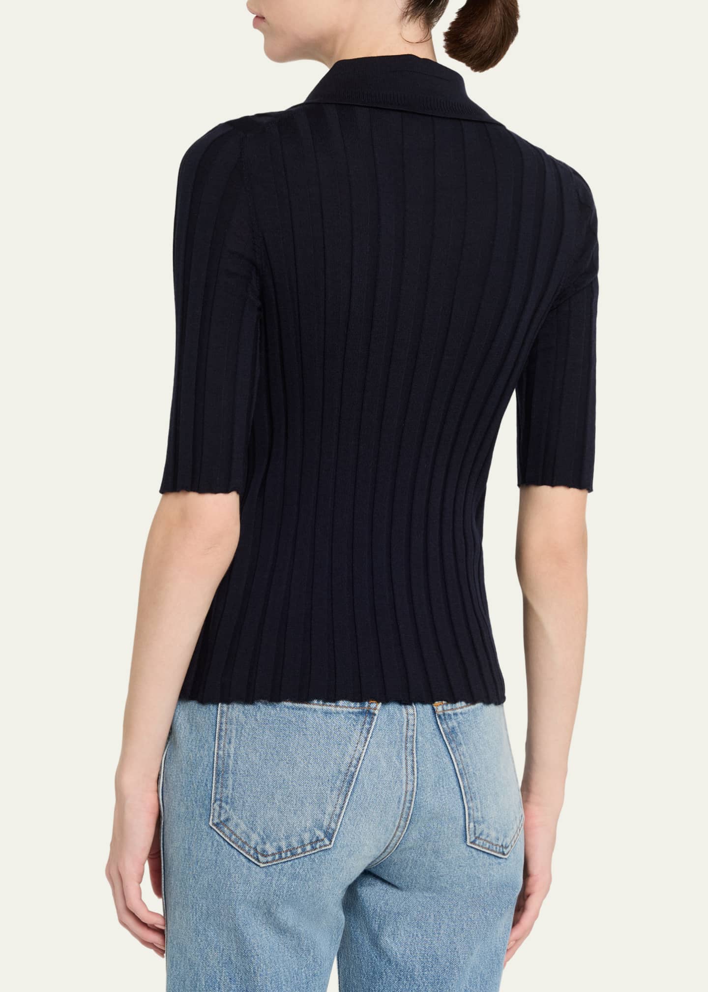 NACKIYE Sugarman Short Sleeve Knit Polo - Bergdorf Goodman