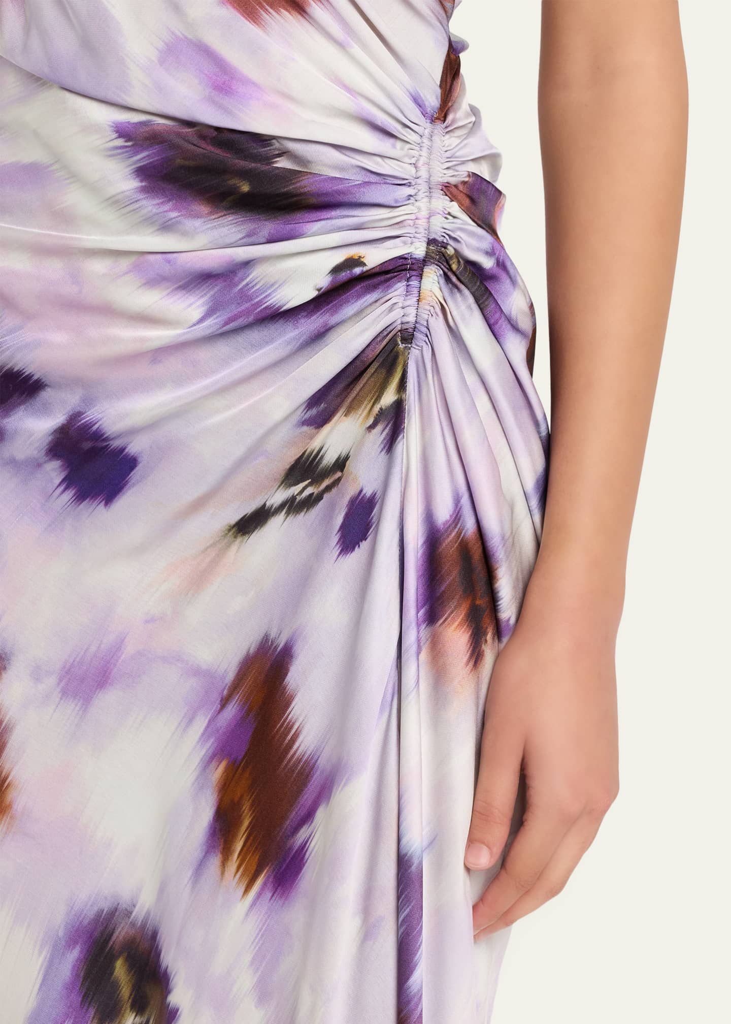 A.L.C. Poppy One-Shoulder Satin Midi Dress - Bergdorf Goodman