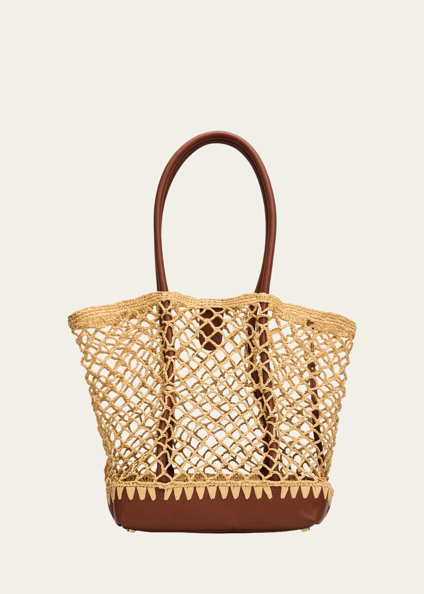 TRAUM.linokekena□new.333-originalリネンtote SIMKHAI Caspian Open-Work Raffia Tote Bag - Bergdorf Goodman