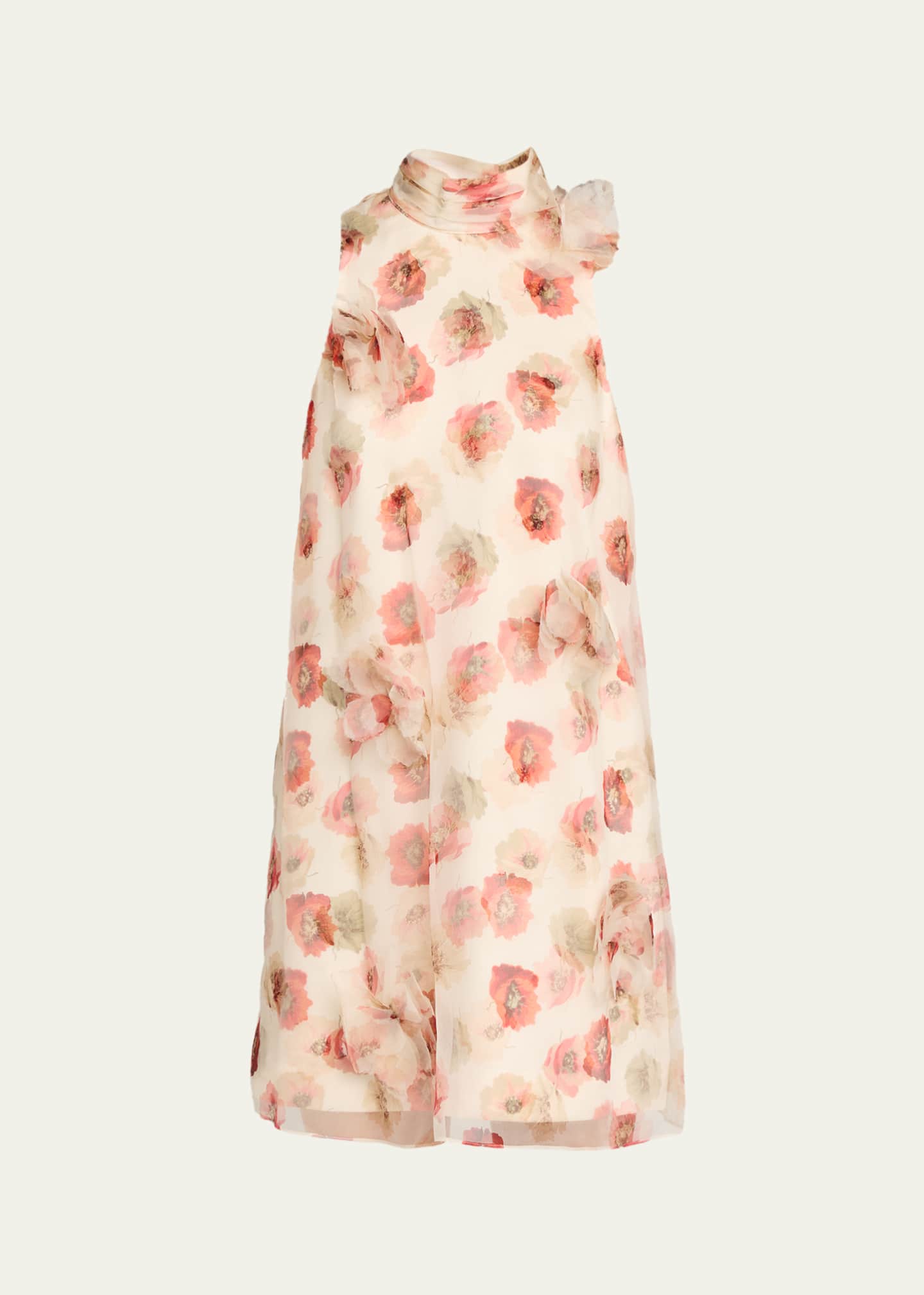 Cinq a Sept Sleeveless Floating Poplin Mini Dress - Bergdorf Goodman