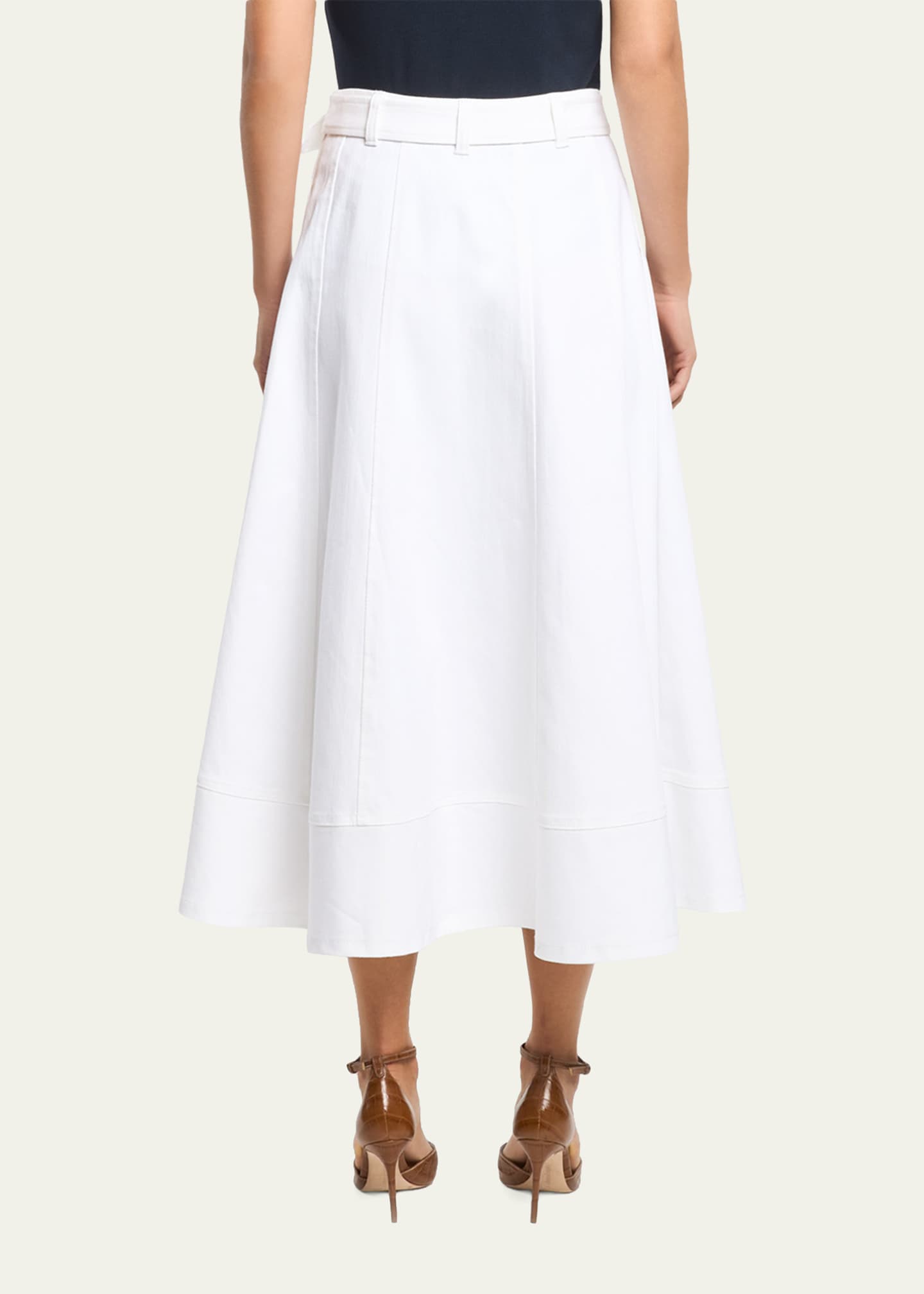 Cinq a Sept Zelda Asymmetric Denim Skirt - Bergdorf Goodman