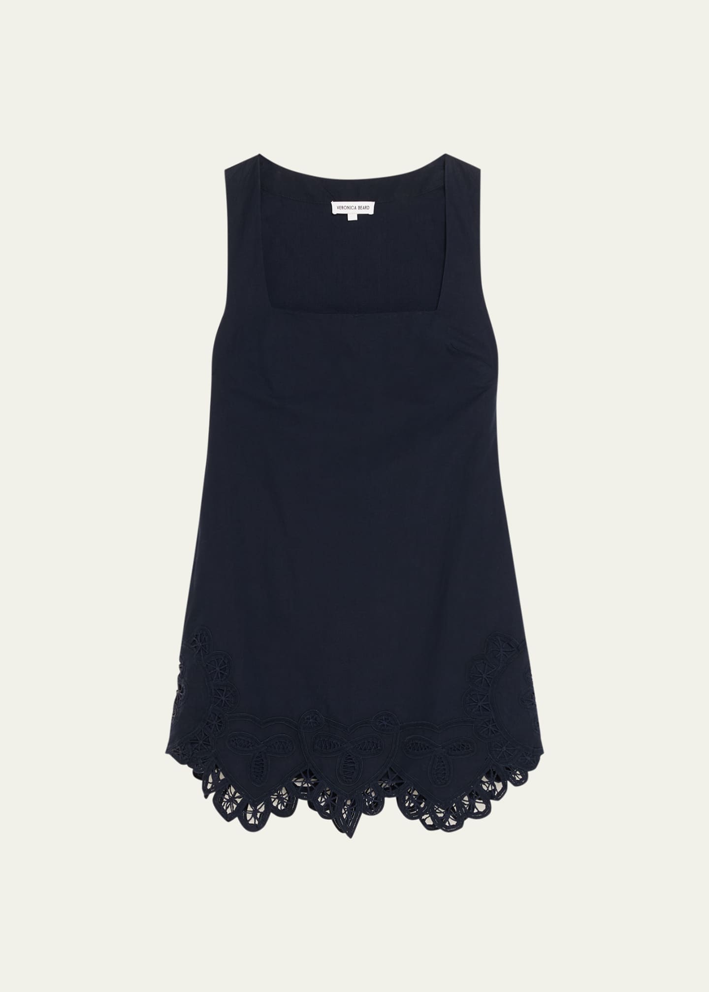 Veronica Beard Shanice Lace Cotton Mini Dress - Bergdorf Goodman