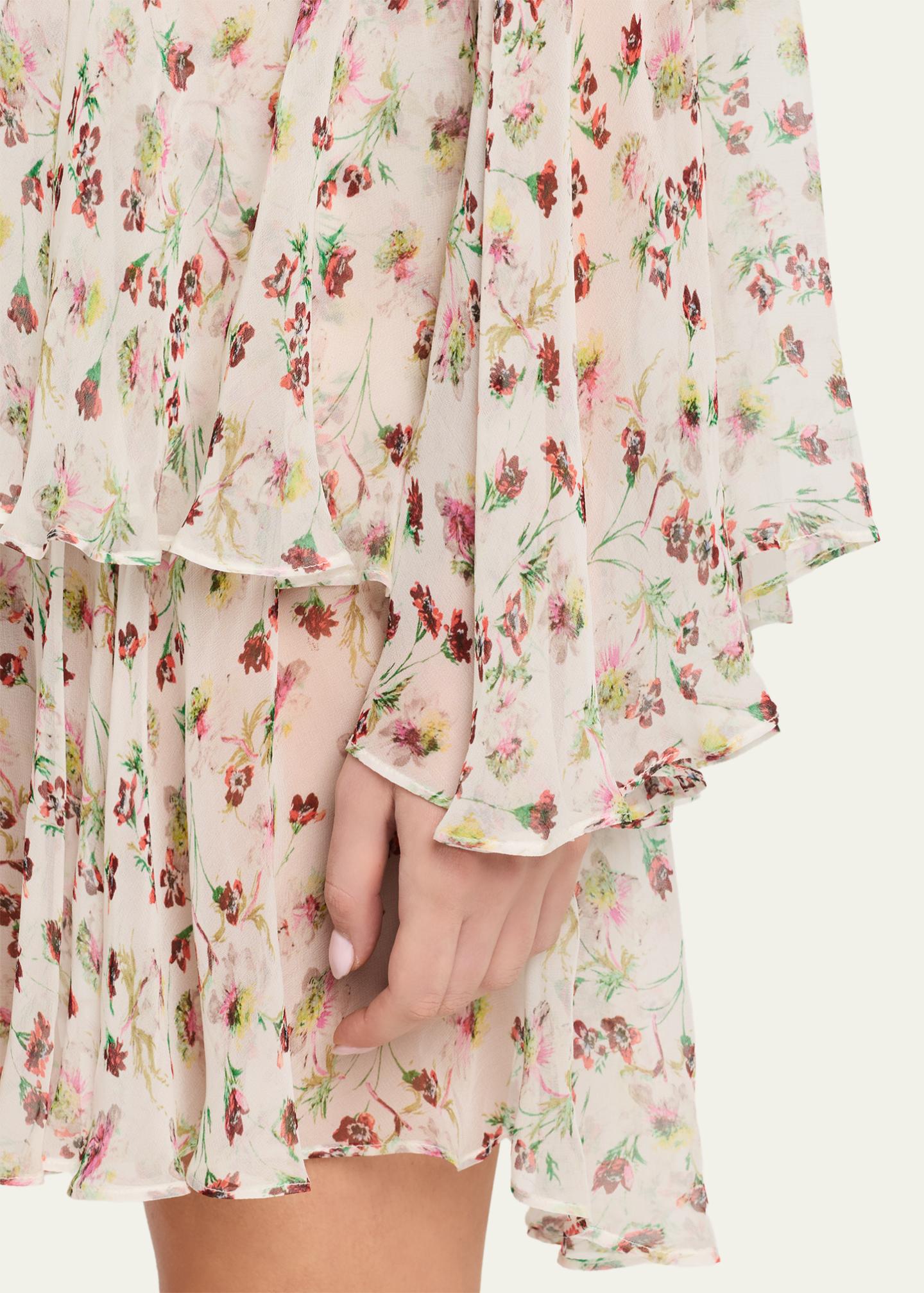 Alix of Bohemia Vienna Wild Garden Tiered Mini Dress - Bergdorf