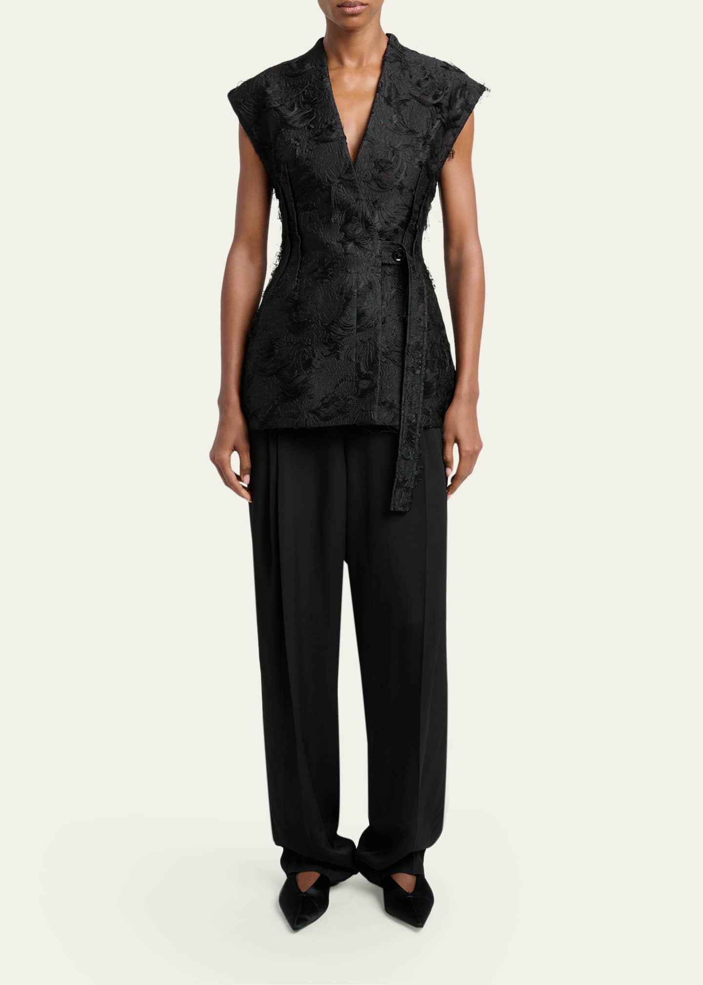 Proenza Schouler Cindle Chrysanthemum Jacquard Vest - Bergdorf Goodman