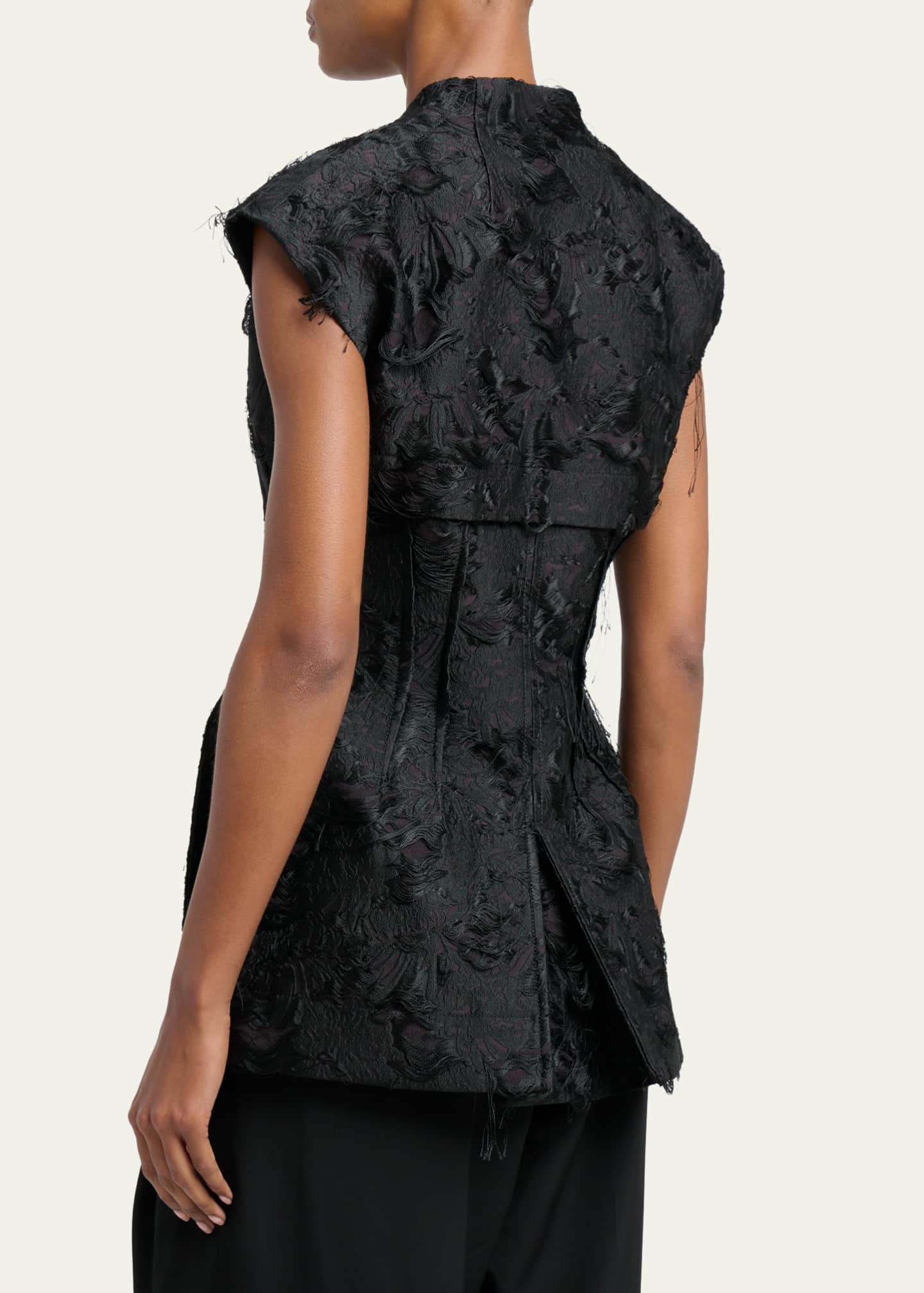 Proenza Schouler Cindle Chrysanthemum Jacquard Vest - Bergdorf Goodman