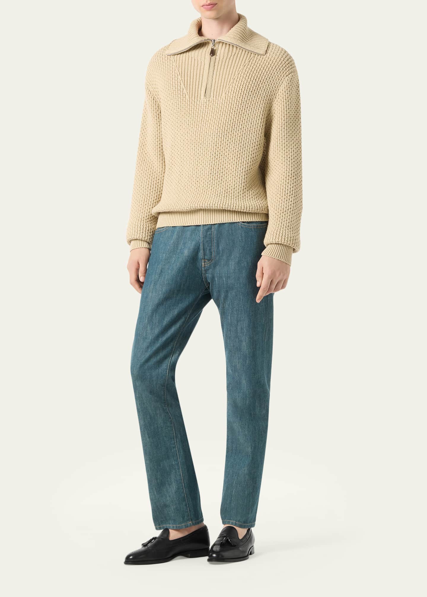 Loro Piana Men's Shivling Linen, Silk, Wish® Wool and Cashmere