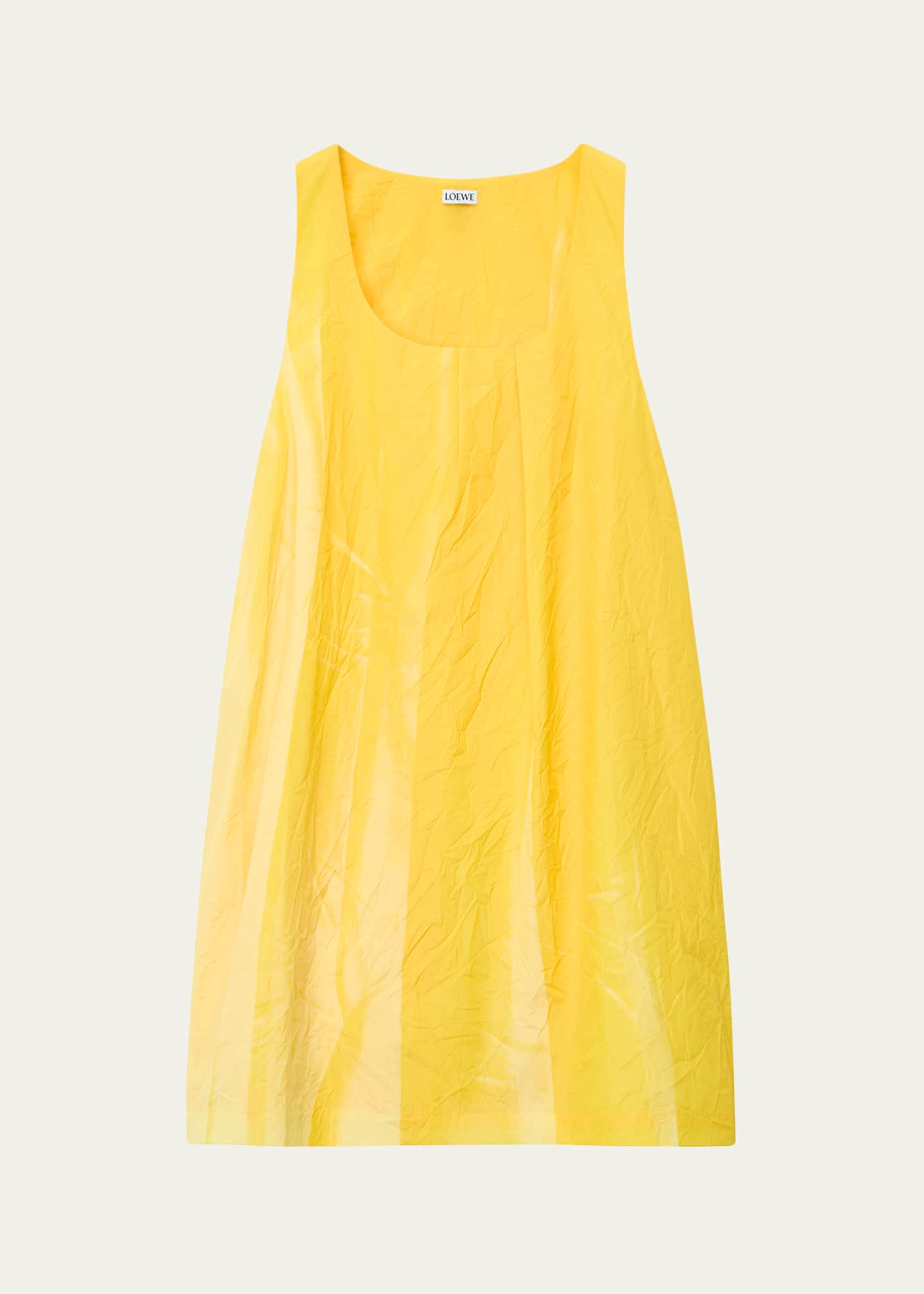 loewe short dress Loewe Pleated Mini Dress