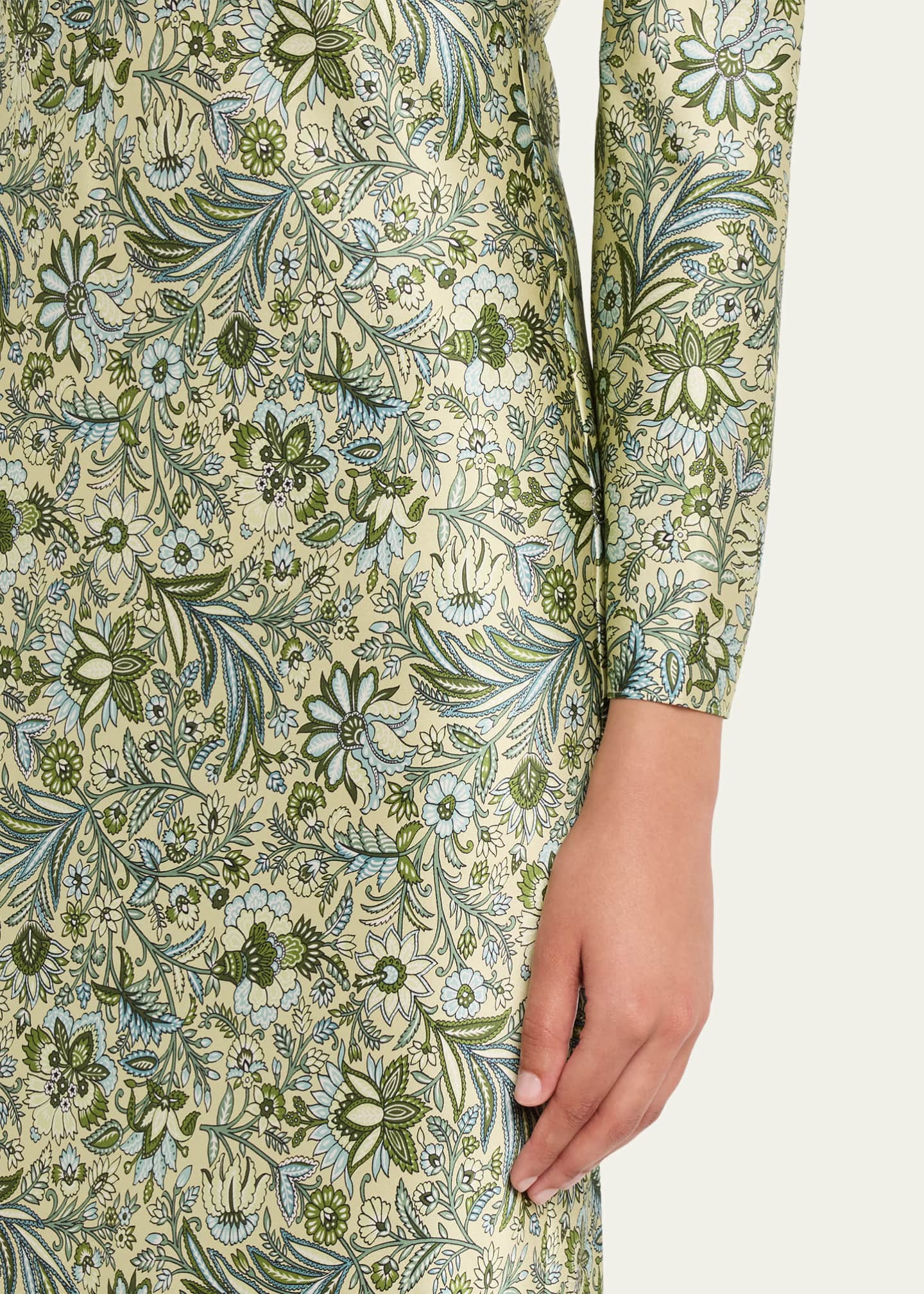 Veronica Beard Women's Gemma Maxi Dress - Green - Size 6 - Light Pistachio