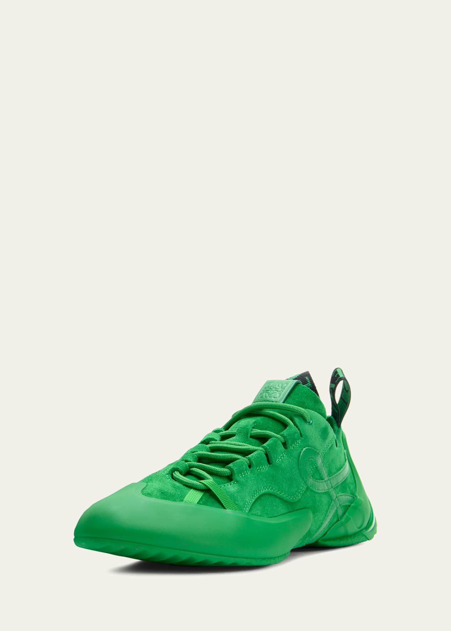 鯉太郎@lownslow Loewe Grip Suede Low-Top Sneakers - Bergdorf Goodman