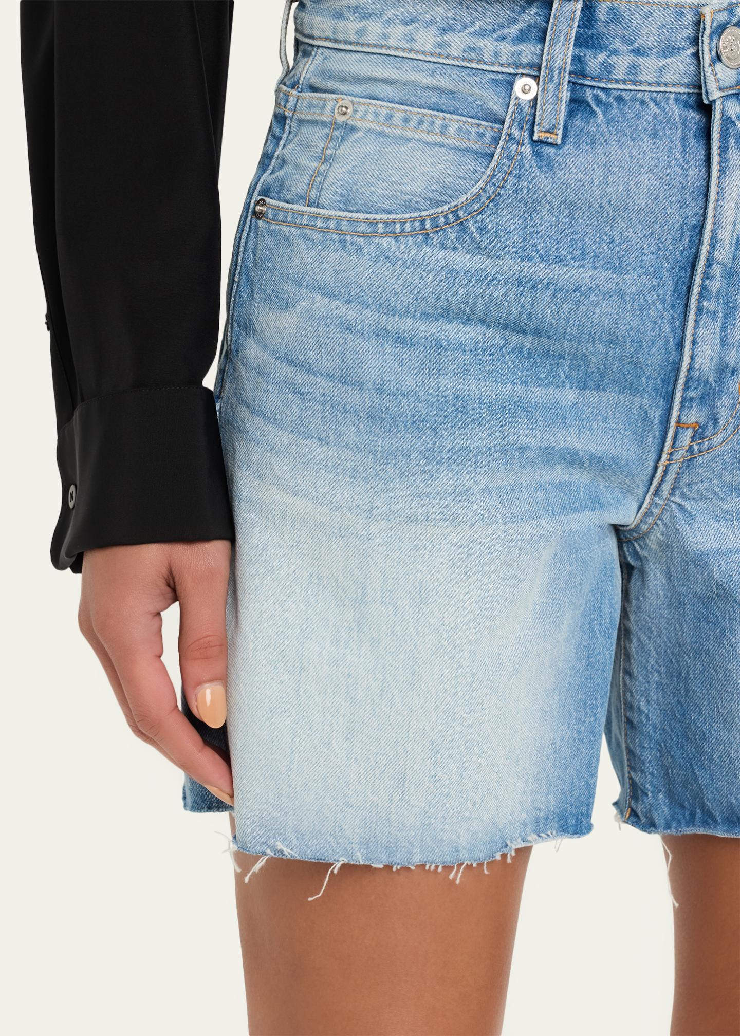 SLVRLAKE Sienna Cut-Off Denim Shorts - Bergdorf Goodman