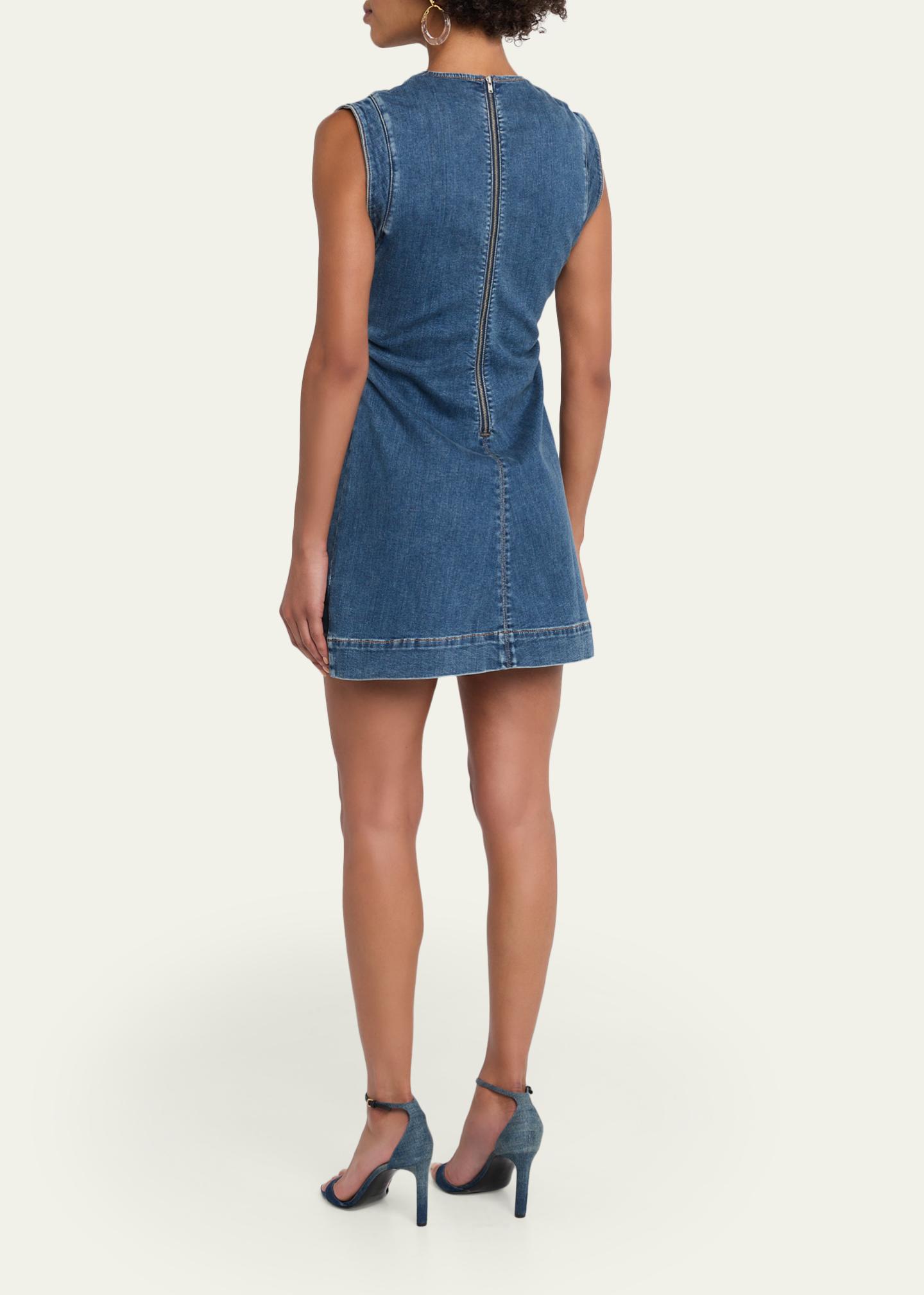 veronica beard denim dress Arcadia Shirtdress | City Stroll Fitted at the waist Veronica Beard Jean Evelyn Dress