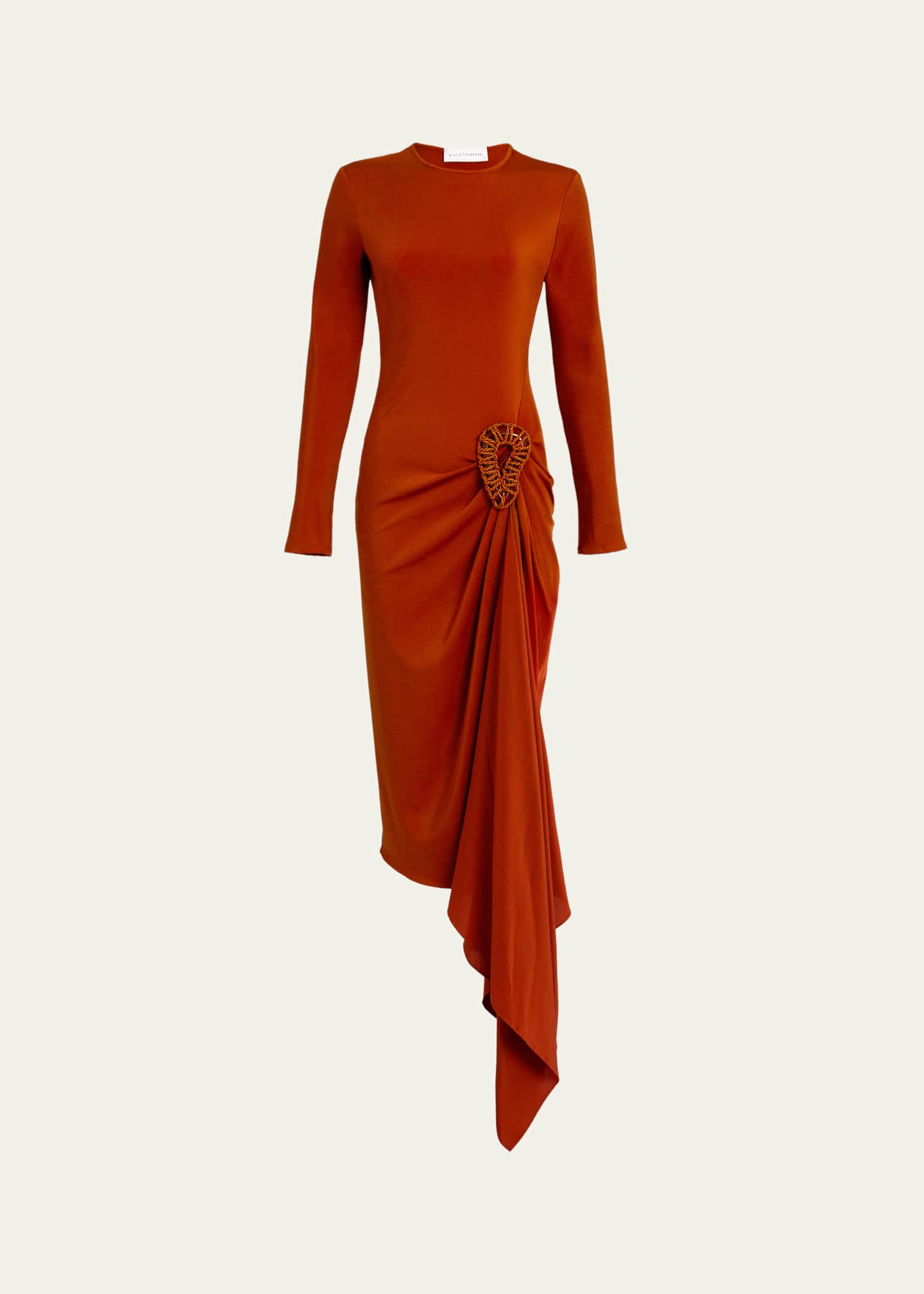 silvia tcherassi orange dress Silvia Tcherassi M'o Exclusive Jenna Dress In Orange