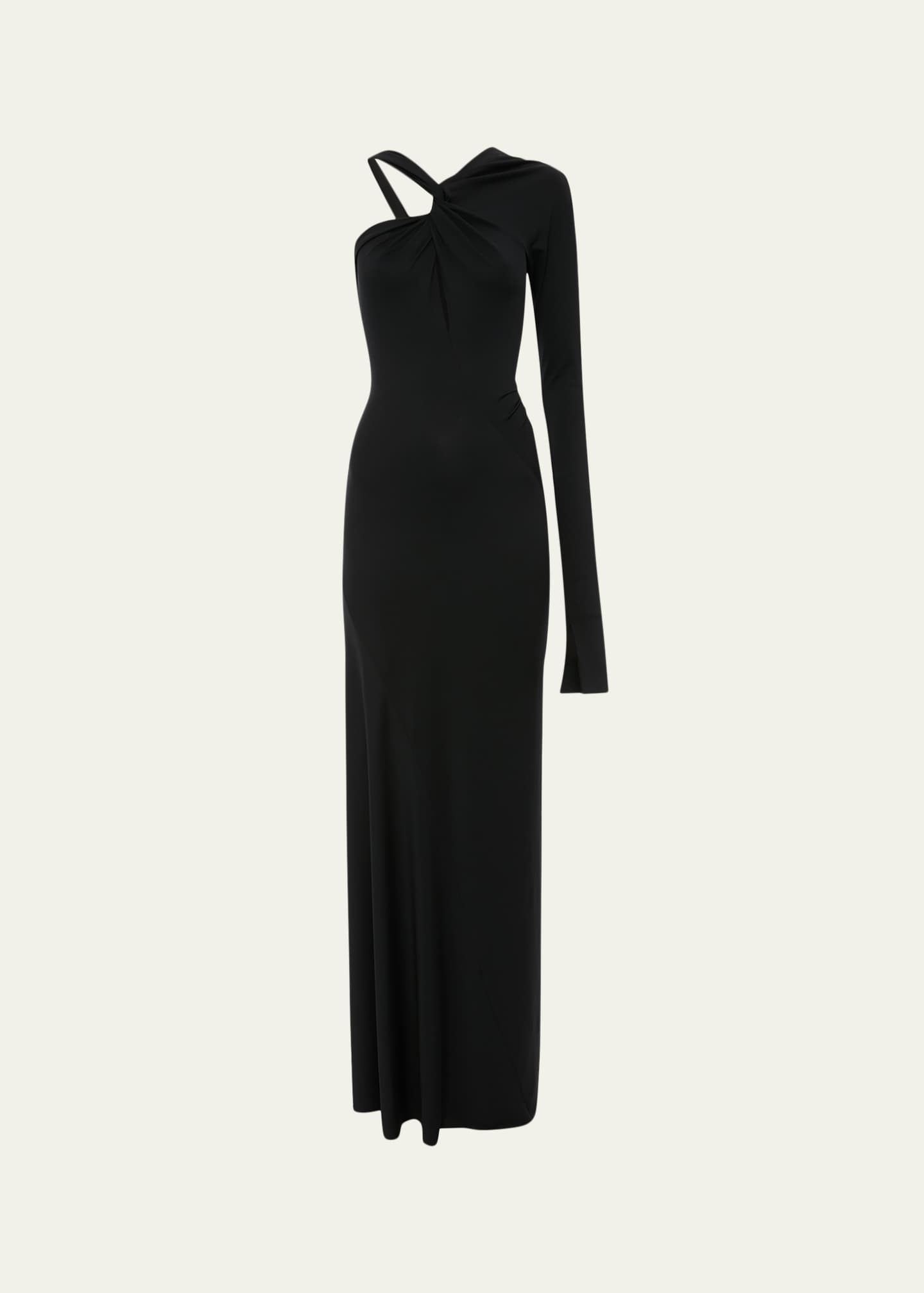 Victoria Beckham Women's One-Shoulder Gown - Black - Size 4
